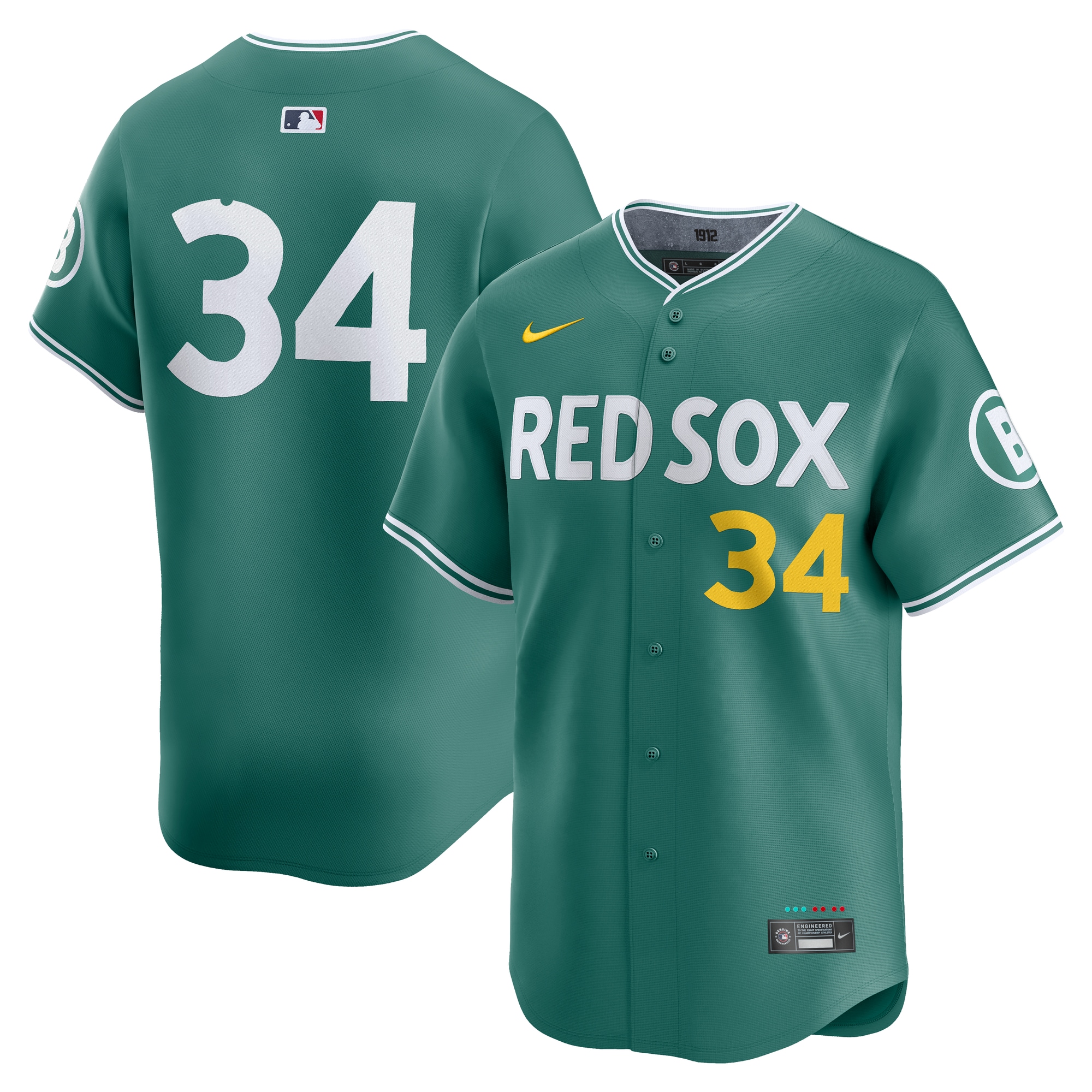 David Ortiz Boston Red Sox 2025 City Connect Limited Retired Player Jersey - Green