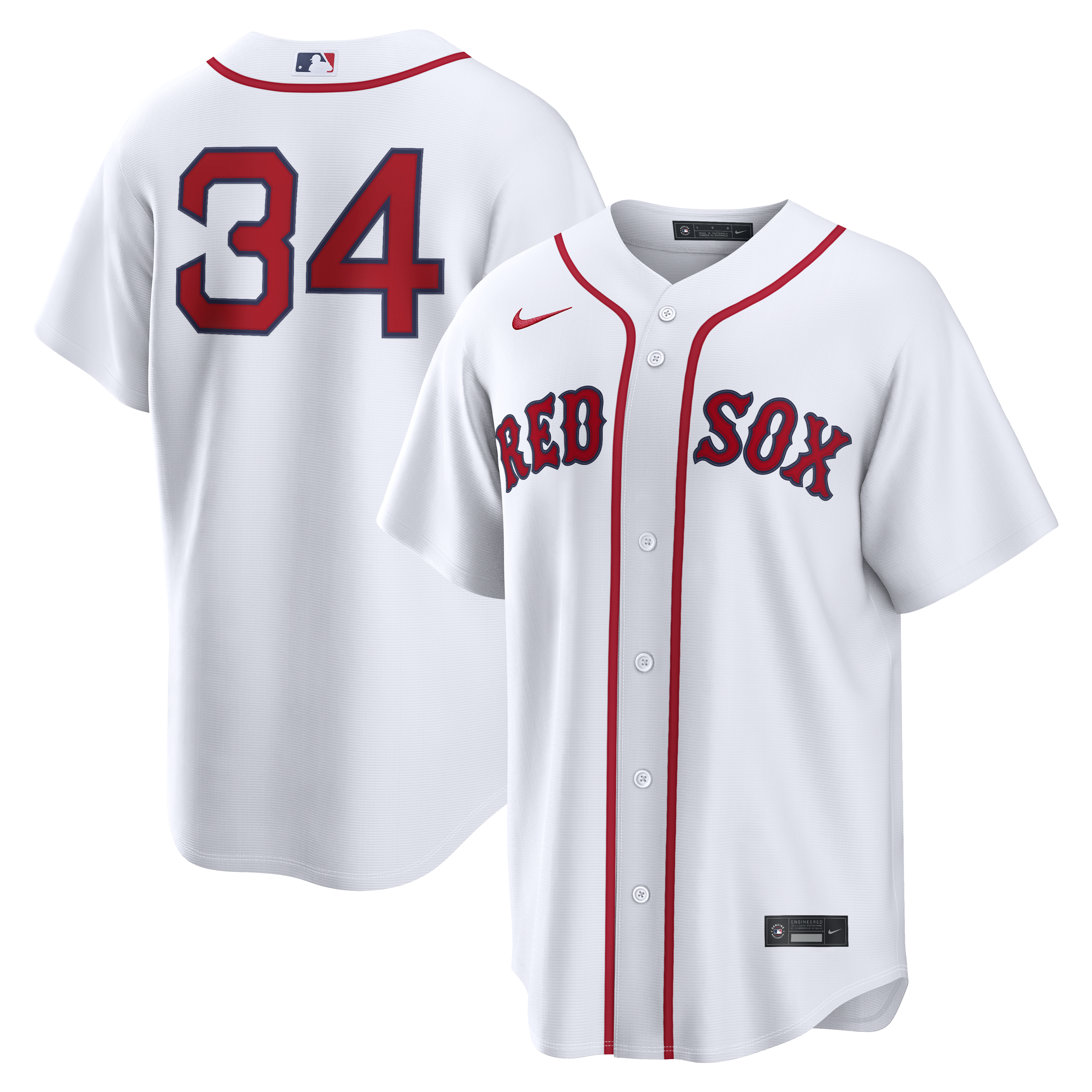 David Ortiz Boston Red Sox Home Jersey - White