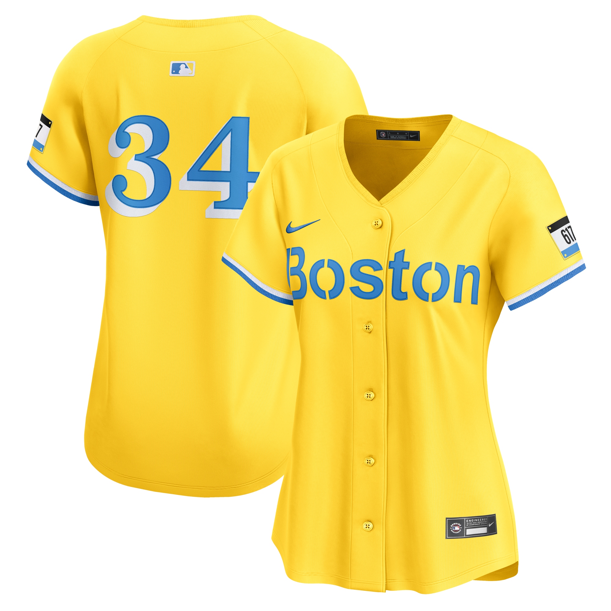David Ortiz Boston Red Sox Women's City Connect Limited Jersey - Gold