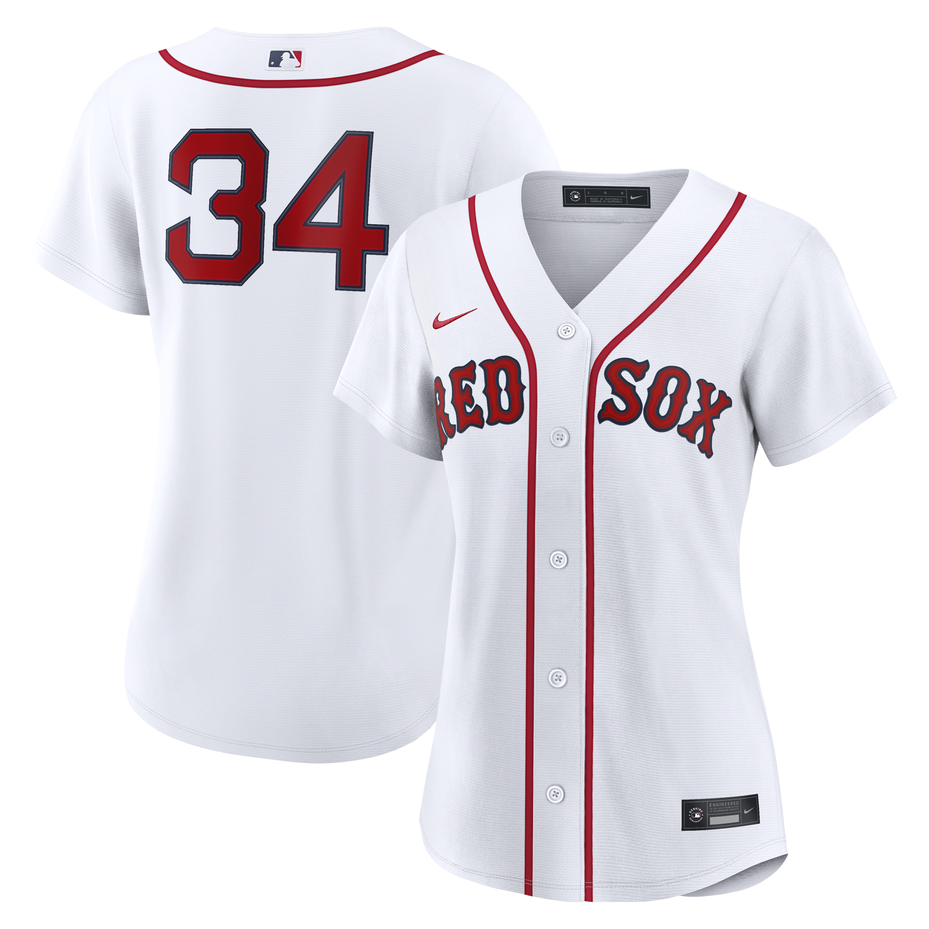David Ortiz Boston Red Sox Women's Home Player Jersey - White