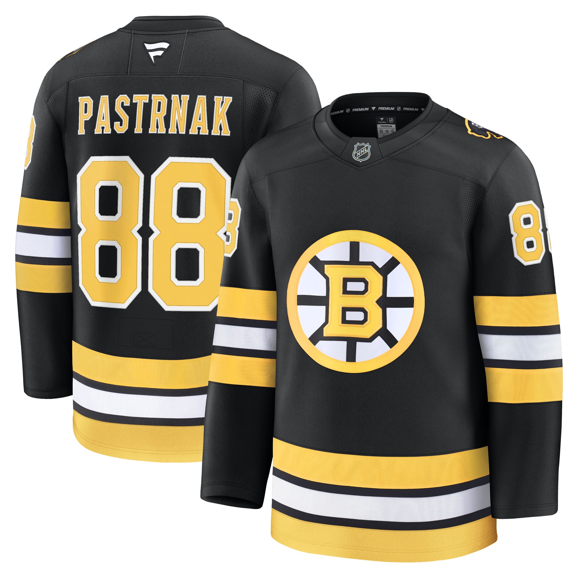 David Pastrnak Boston Bruins Fanatics Home Premium Player Jersey