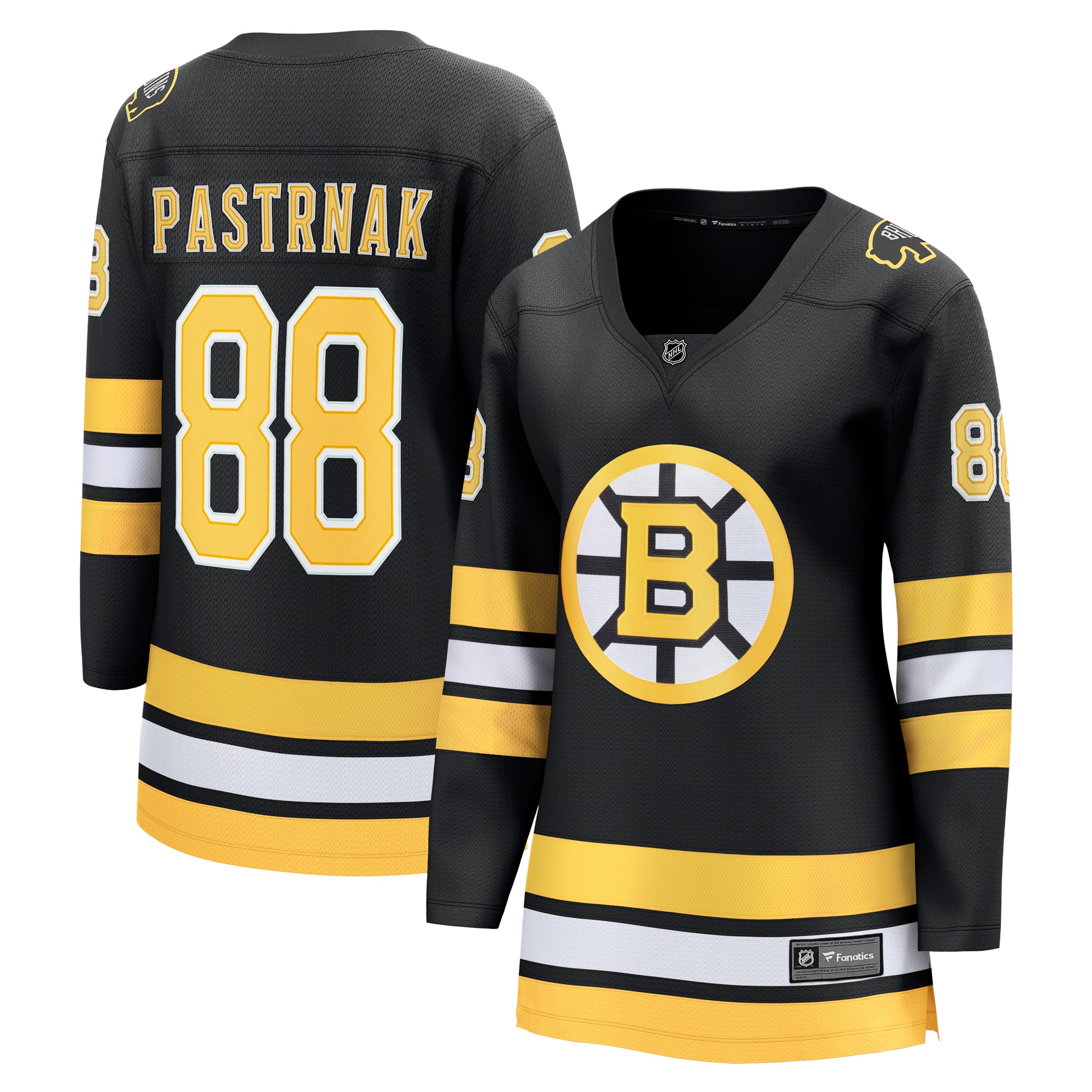 David Pastrnak Boston Bruins Fanatics Women's Home Breakaway Player Jersey