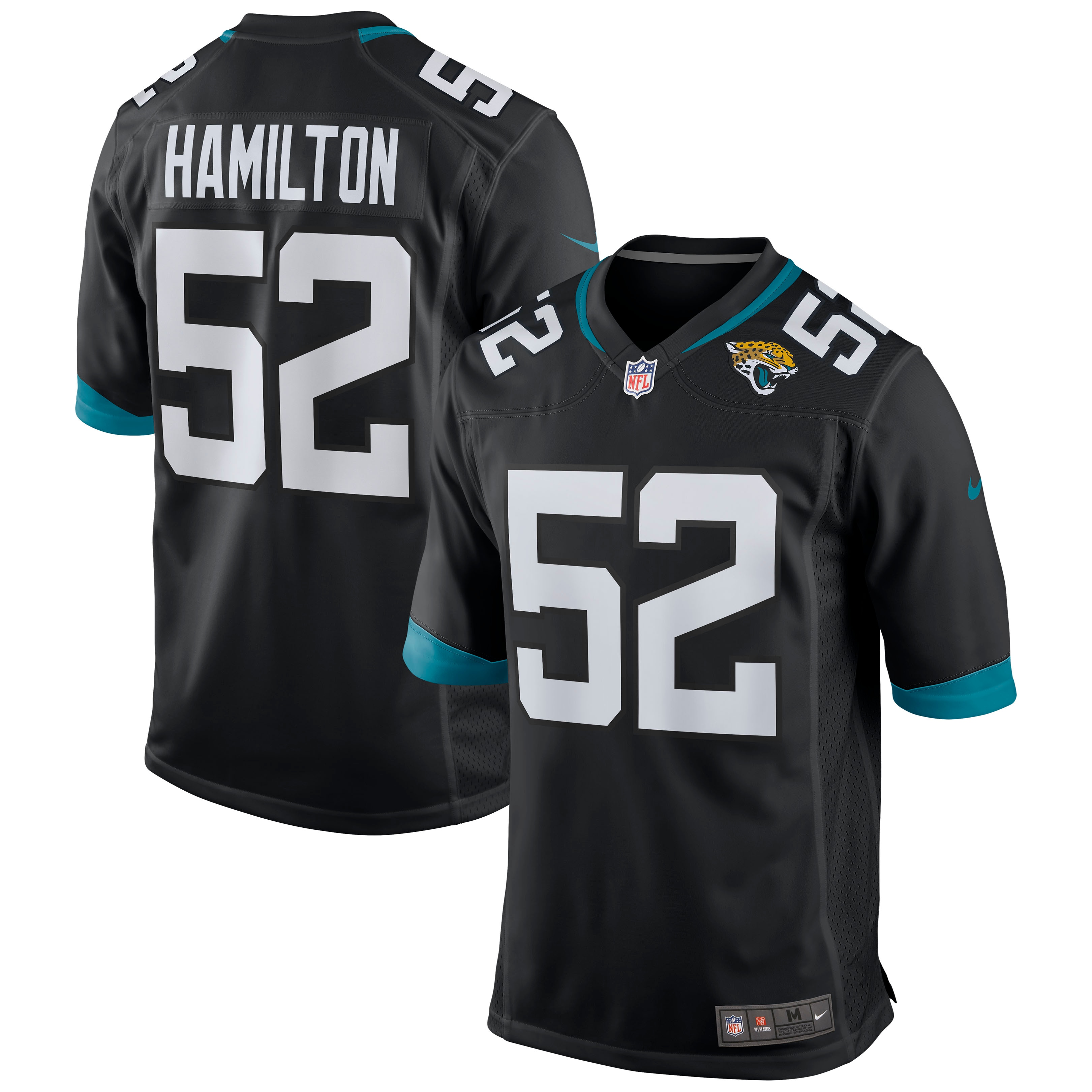 DaVon Hamilton Jacksonville Jaguars Game Jersey