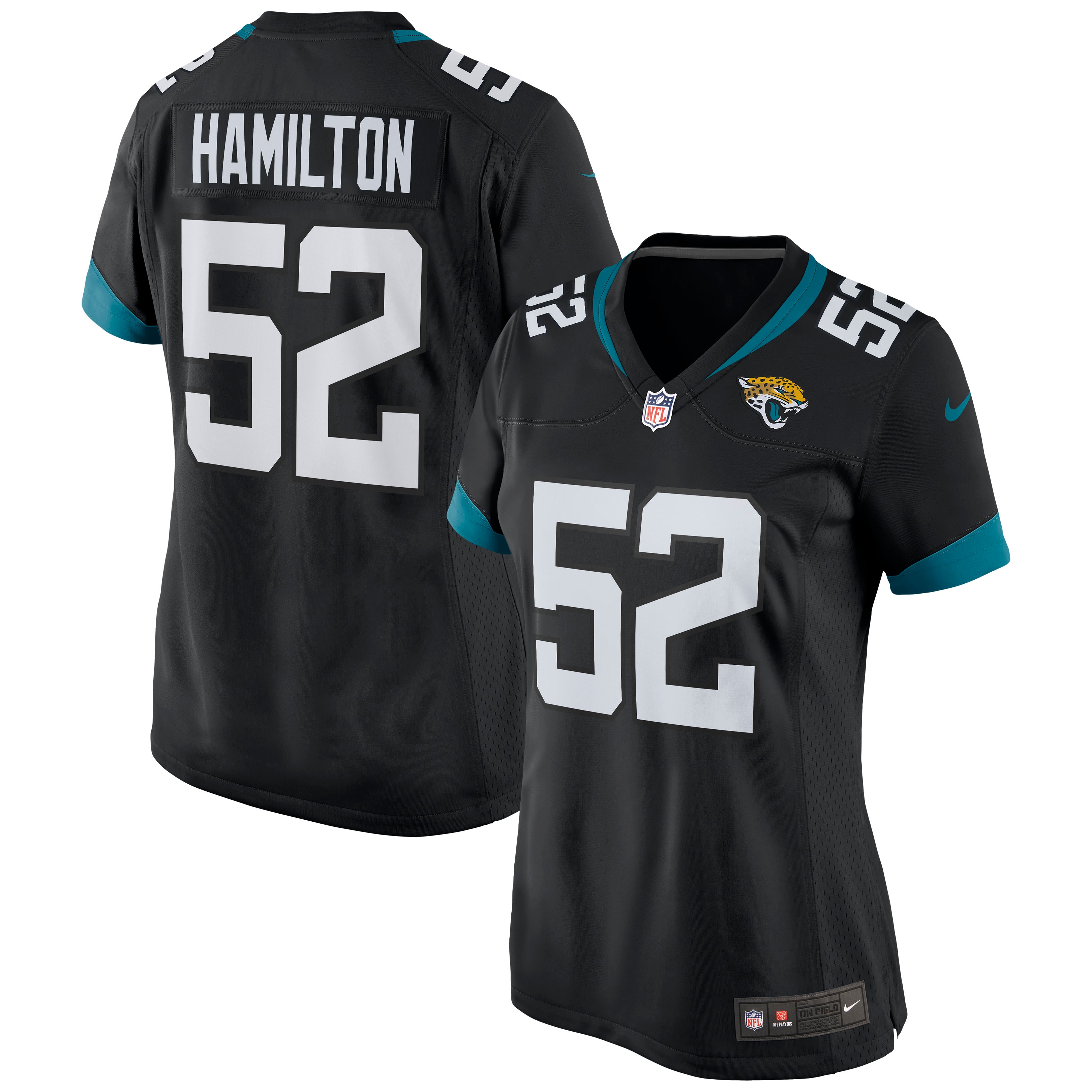 DaVon Hamilton Jacksonville Jaguars Women's Game Jersey
