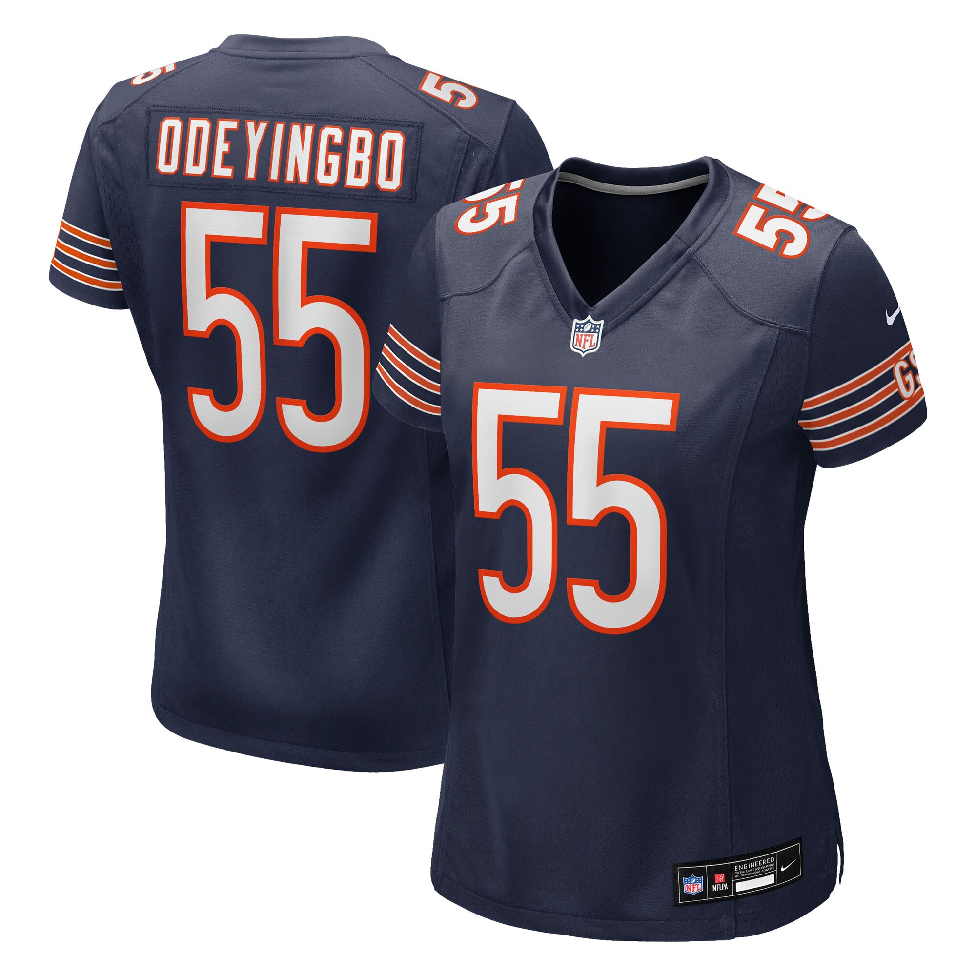Dayo Odeyingbo Chicago Bears Women's Team Game Jersey - Navy