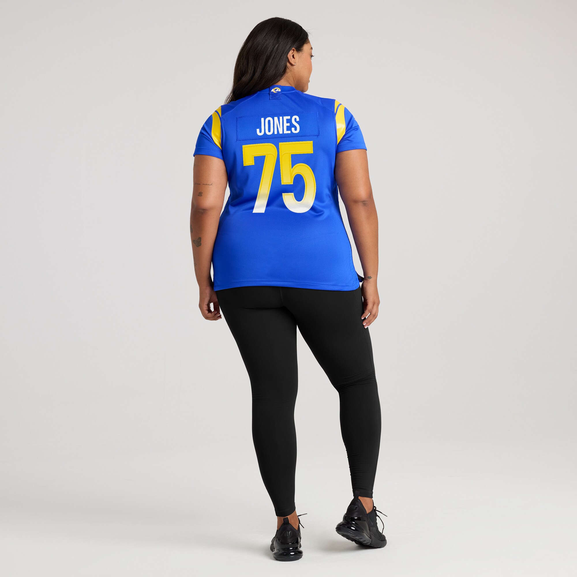 Deacon Jones Los Angeles Rams Women’s Game Retired Player Jersey – Royal