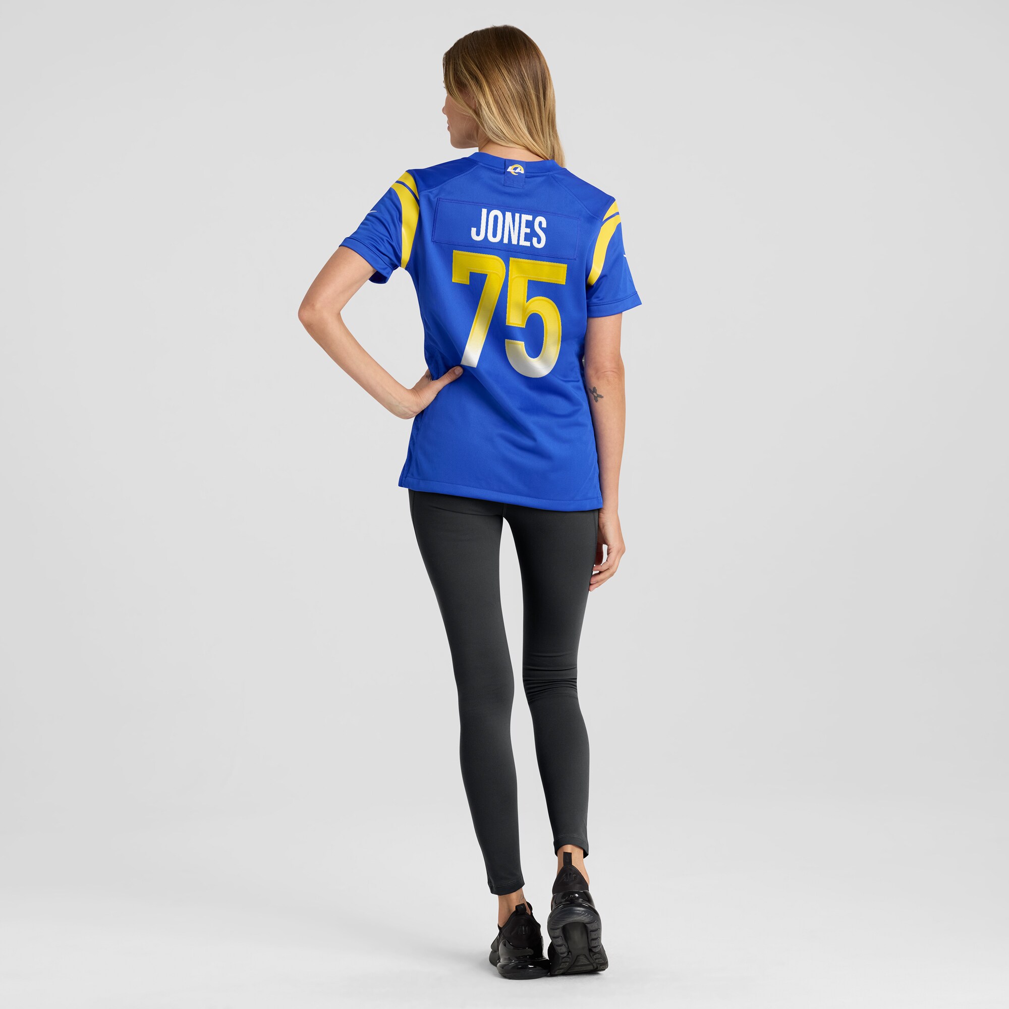 Deacon Jones Los Angeles Rams Women’s Game Retired Player Jersey – Royal