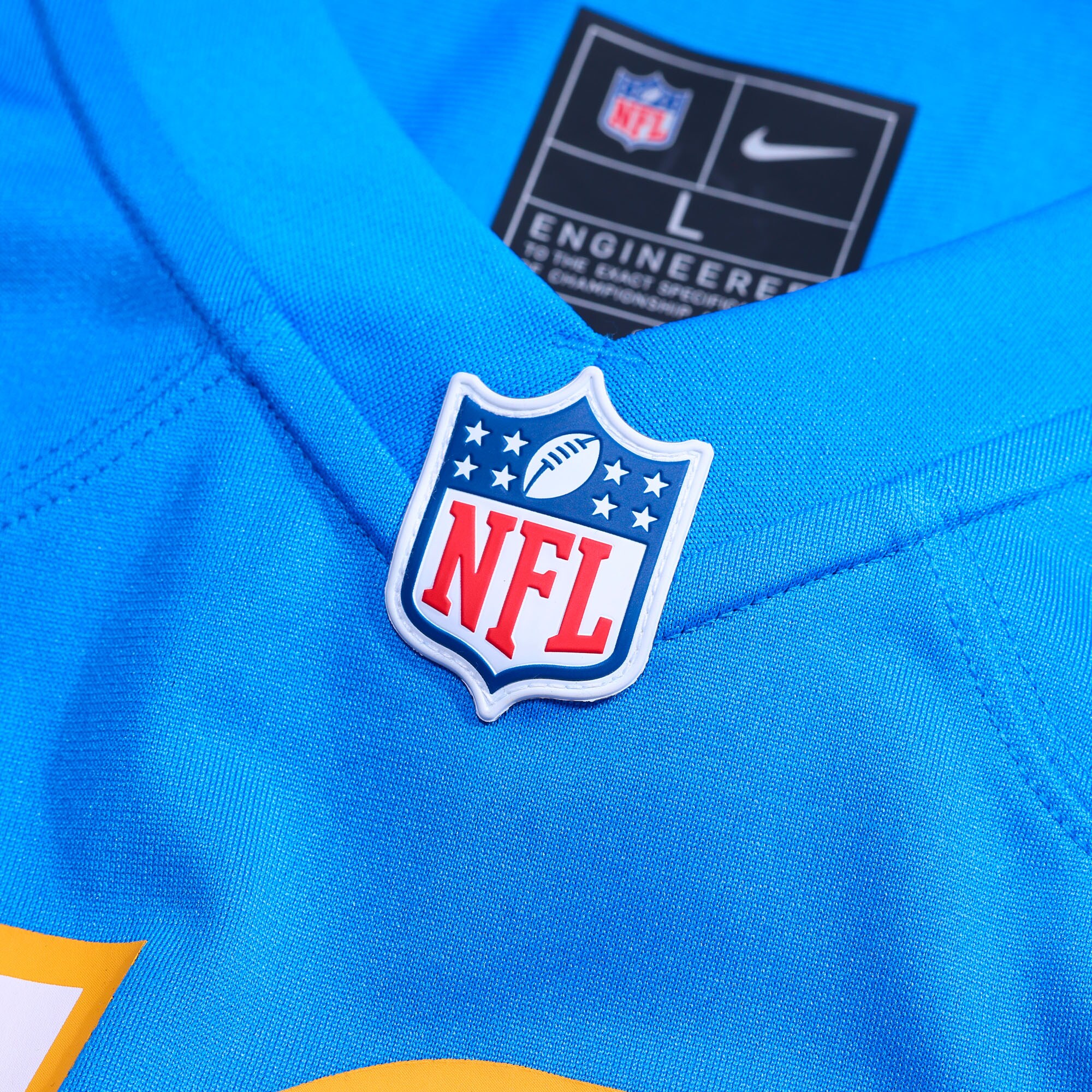 Deane Leonard Los Angeles Chargers Game Player Jersey – Powder Blue