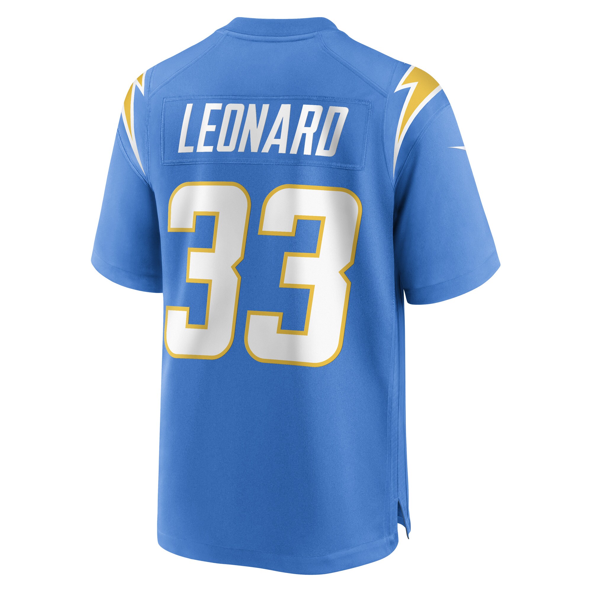 Deane Leonard Los Angeles Chargers Game Player Jersey – Powder Blue