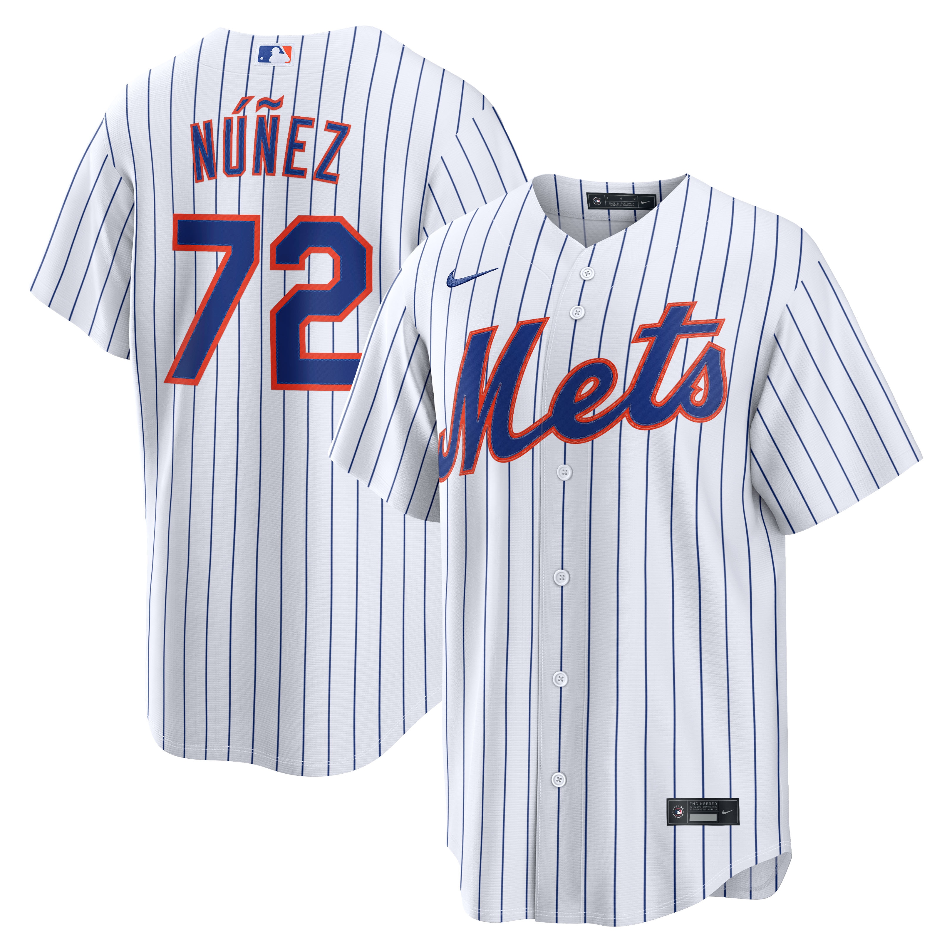 Dedniel Núñez New York Mets Home Jersey - White