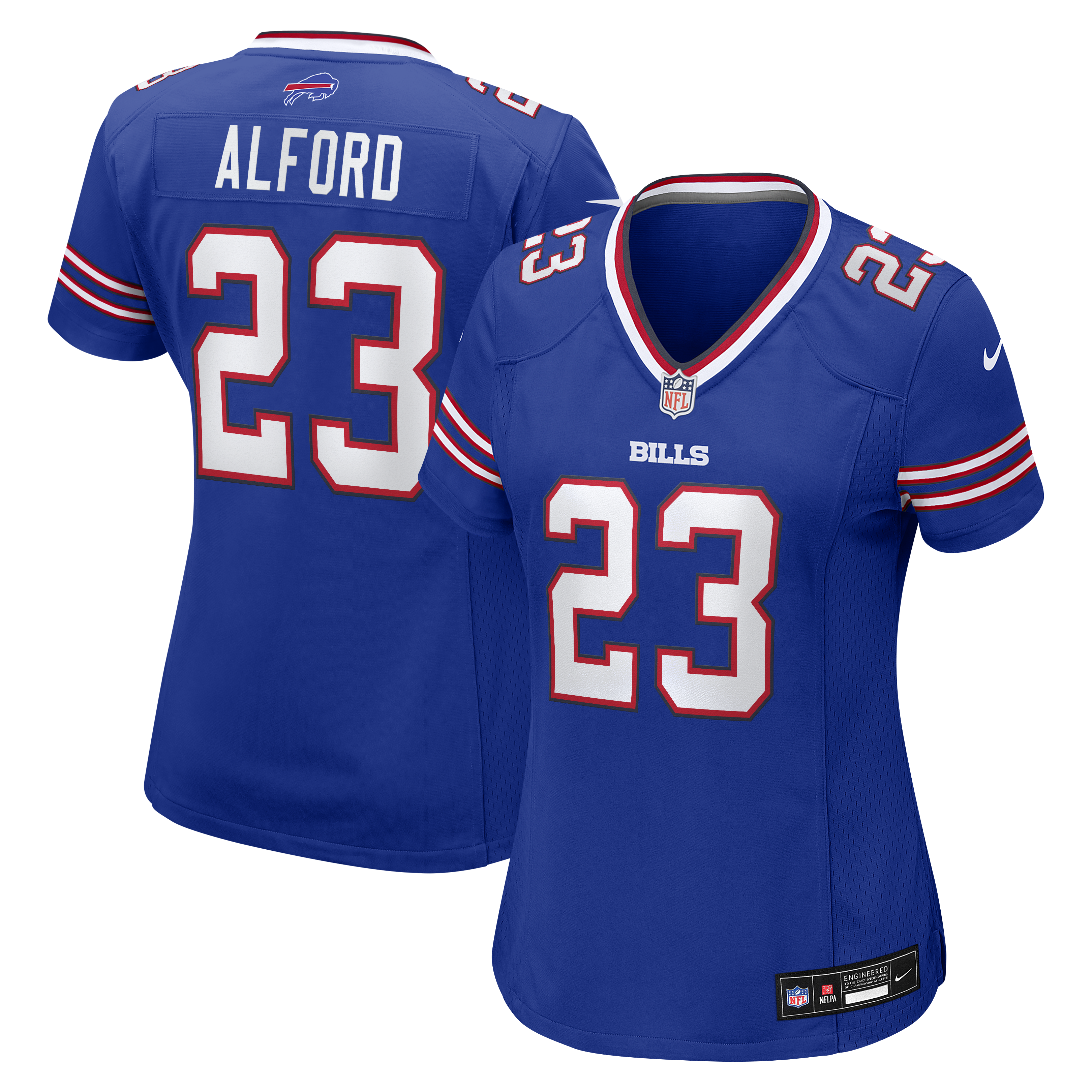 Dee Alford Buffalo Bills Women's Team Game Jersey - Royal