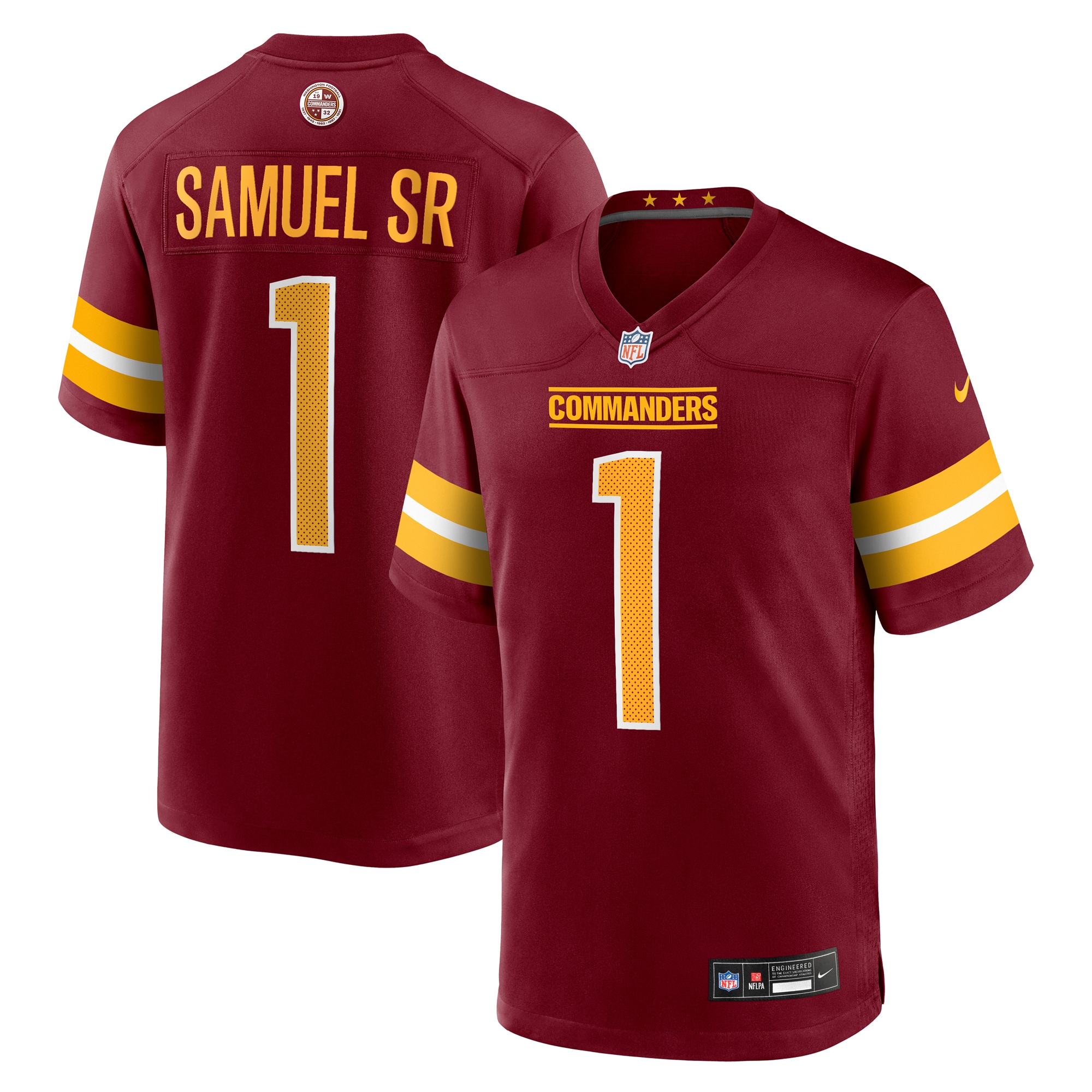 Deebo Samuel Sr Washington Commanders Game Player Jersey