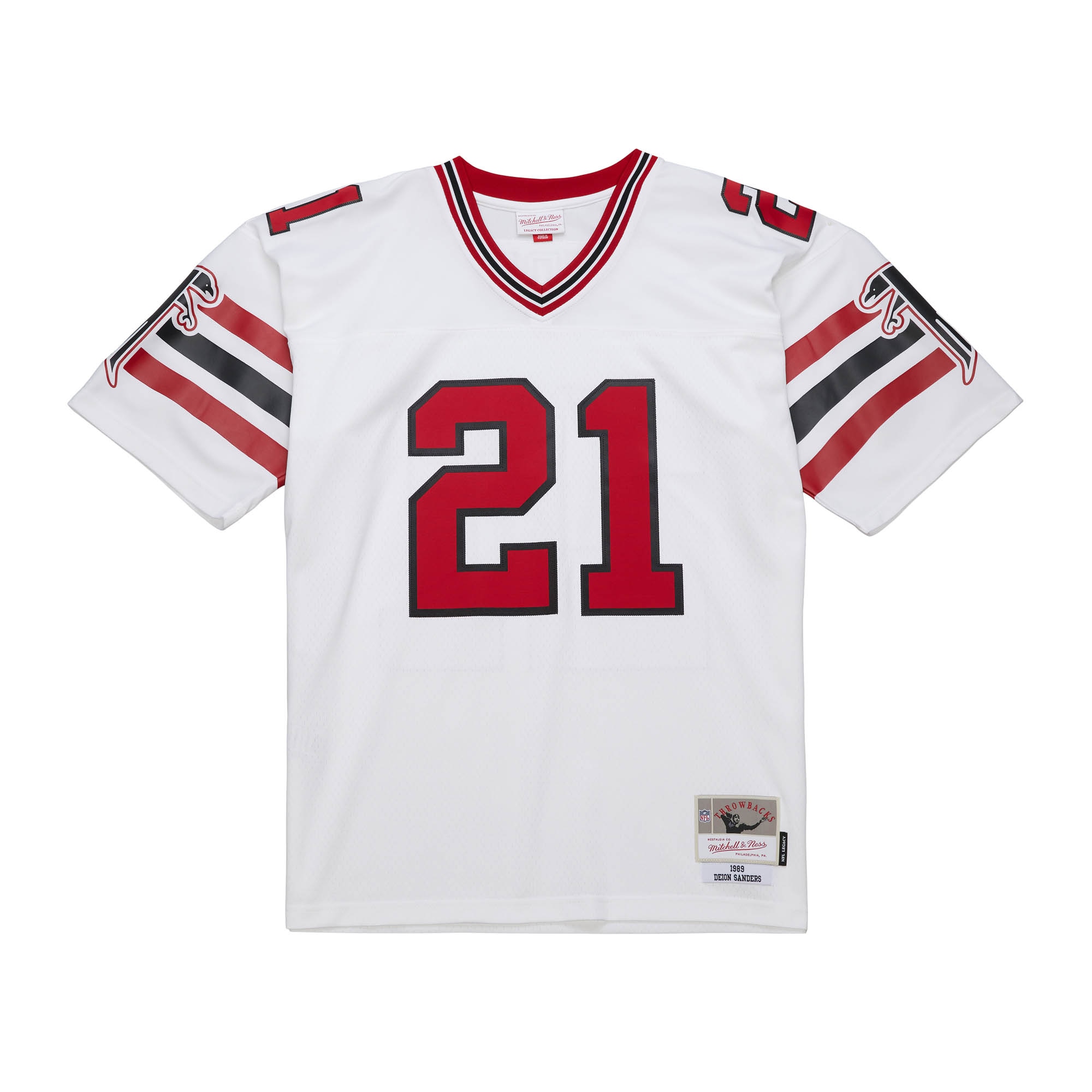 Deion Sanders Atlanta Falcons 1989 Legacy Jersey - White