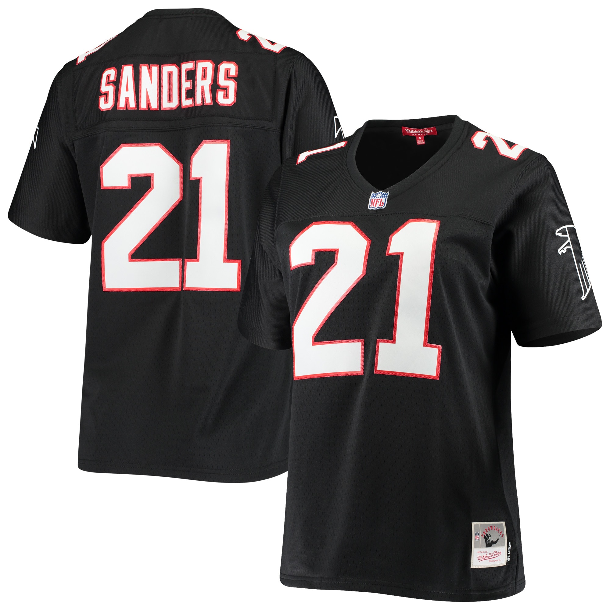 Deion Sanders Atlanta Falcons Women's Legacy Team Jersey - Black