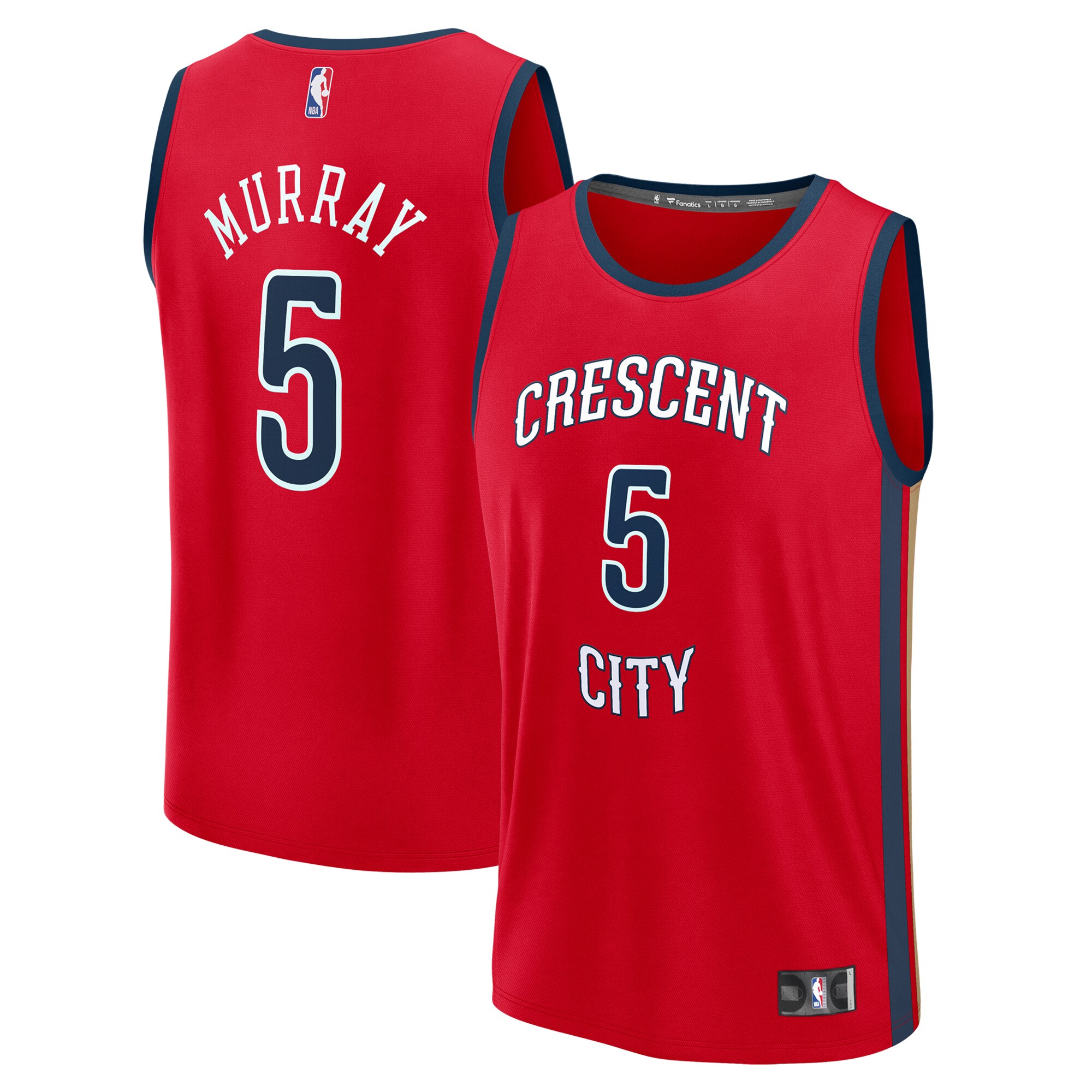 Dejounte Murray New Orleans Pelicans Fanatics Youth Fast Break Player Jersey - Statement Edition - Red