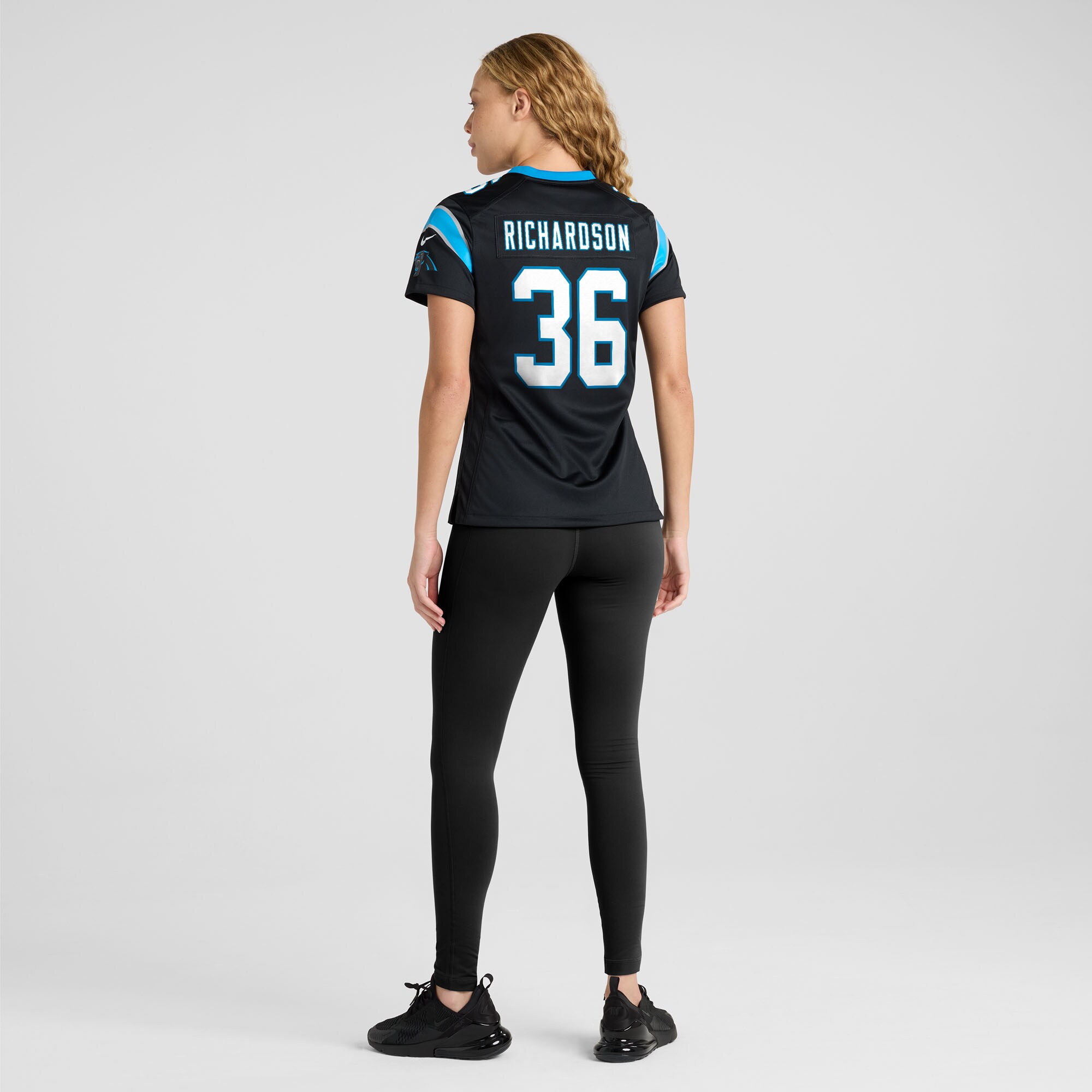 Demani Richardson Carolina Panthers Women’s Team Game Jersey – Black