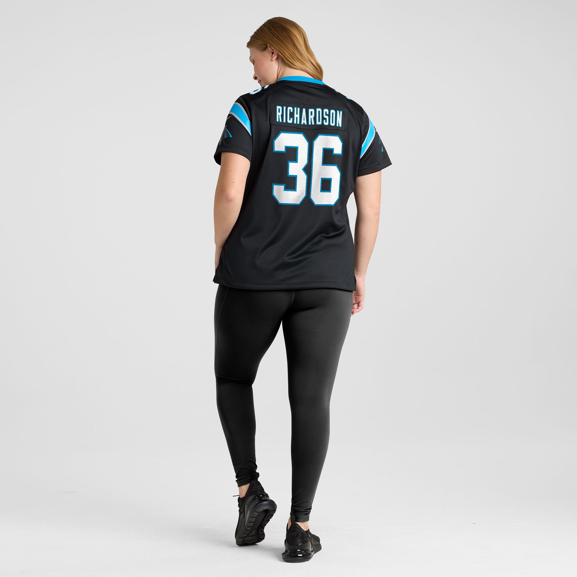Demani Richardson Carolina Panthers Women’s Team Game Jersey – Black