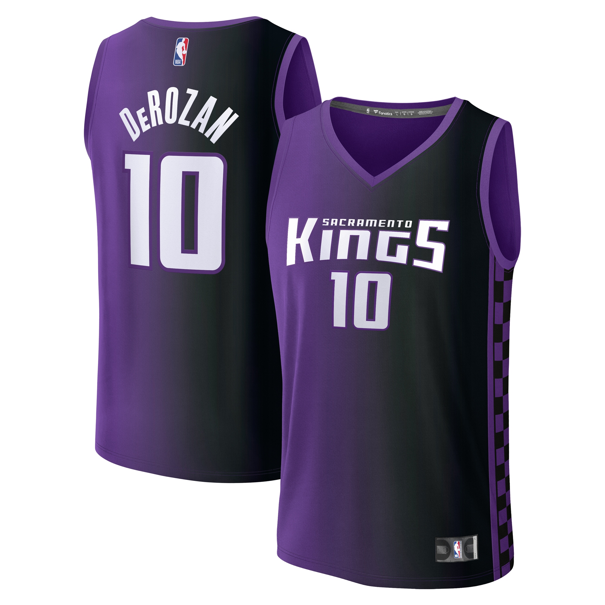 DeMar DeRozan Sacramento Kings Fanatics Youth Fast Break Player Jersey - Statement Edition - Purple
