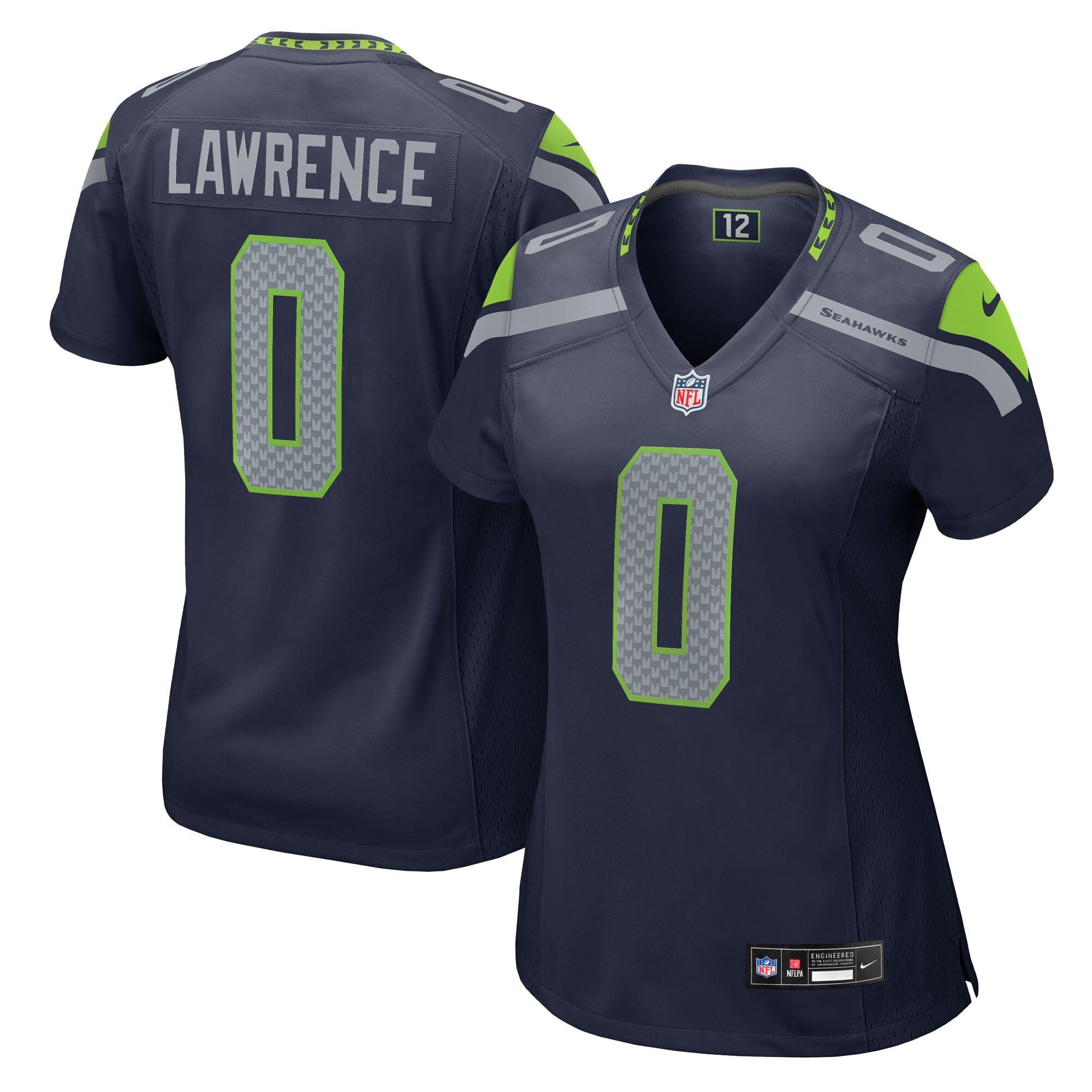 DeMarcus Lawrence Seattle Seahawks Women's Team Game Jersey - College Navy