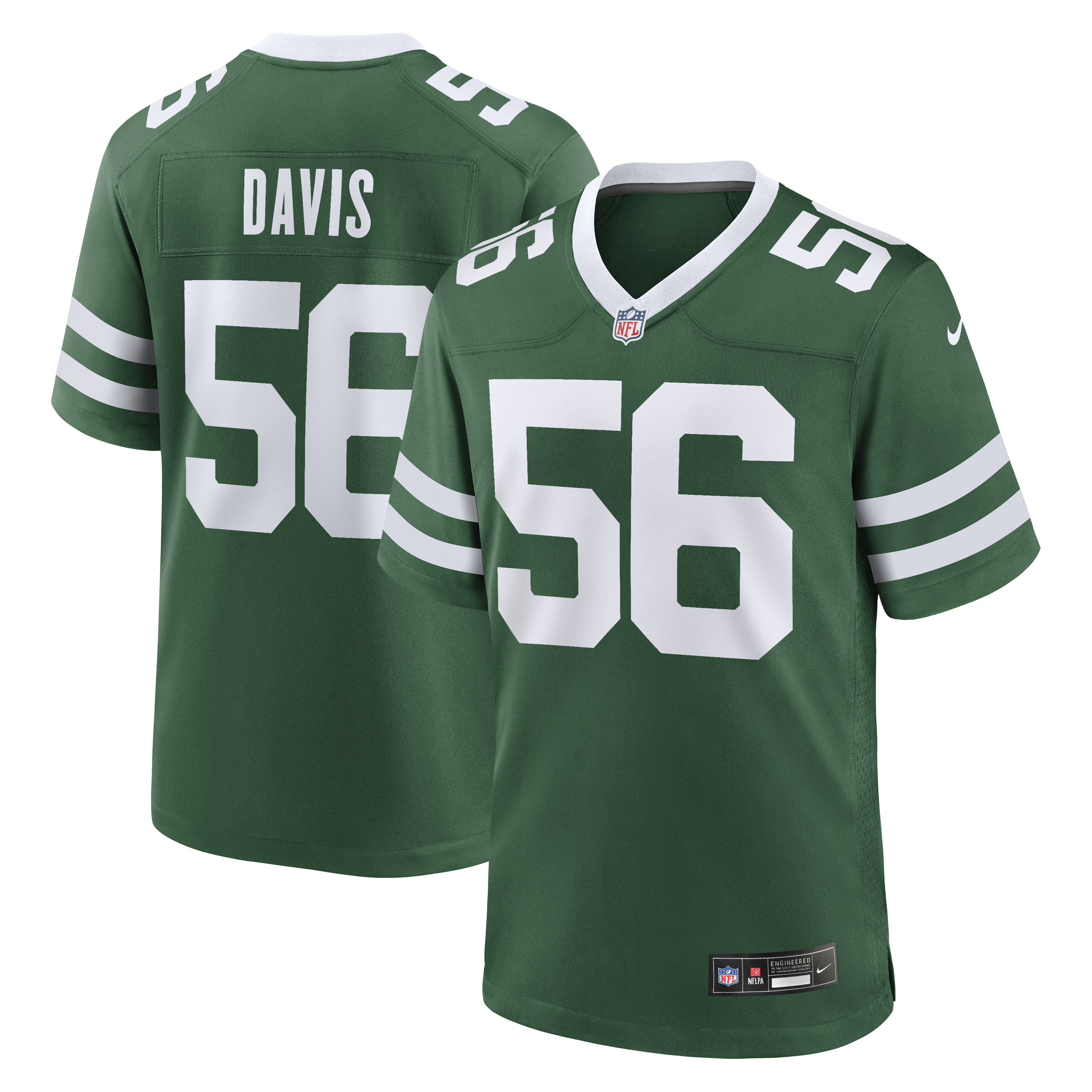 Demario Davis New York Jets Team Game Jersey - Legacy Green