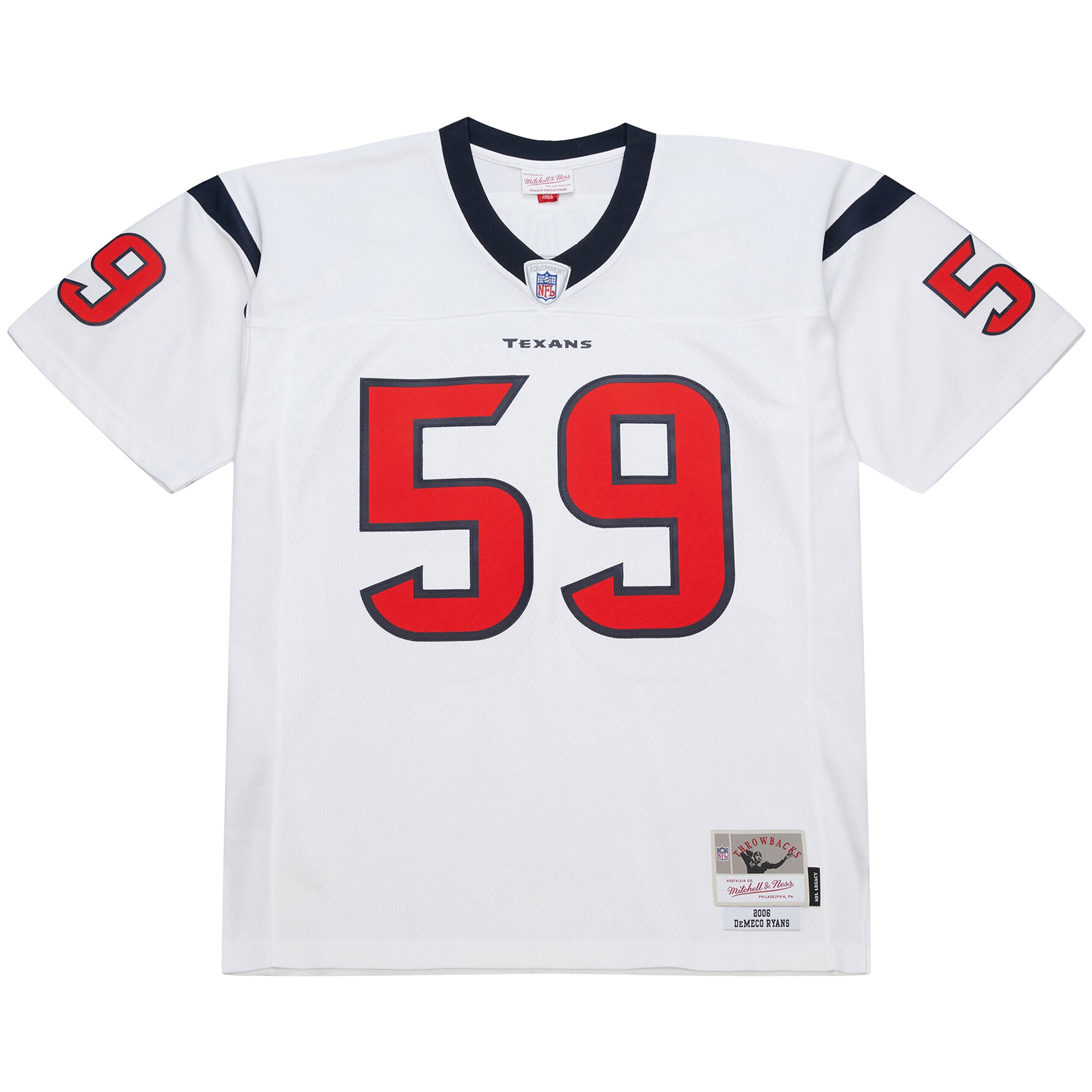 DeMeco Ryans Houston Texans 2006 Legacy Jersey – White