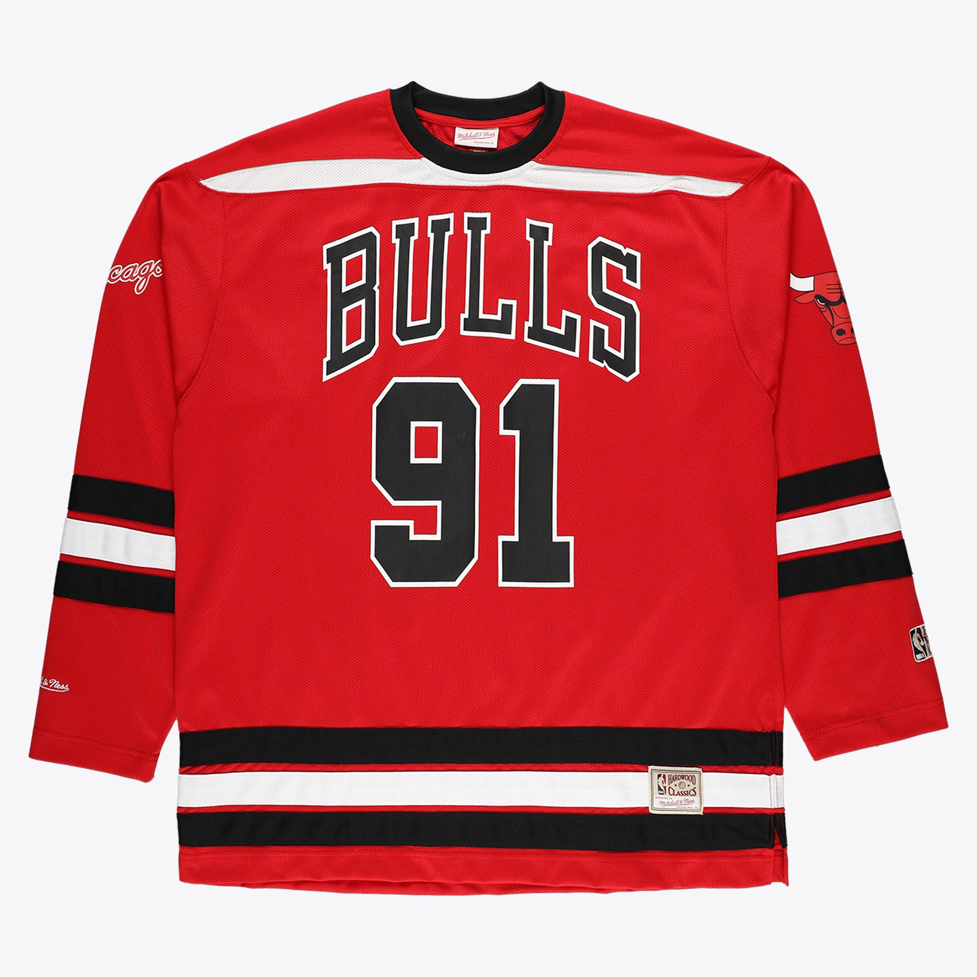 Dennis Rodman Chicago Bulls Big & Tall Hockey Jersey - Red
