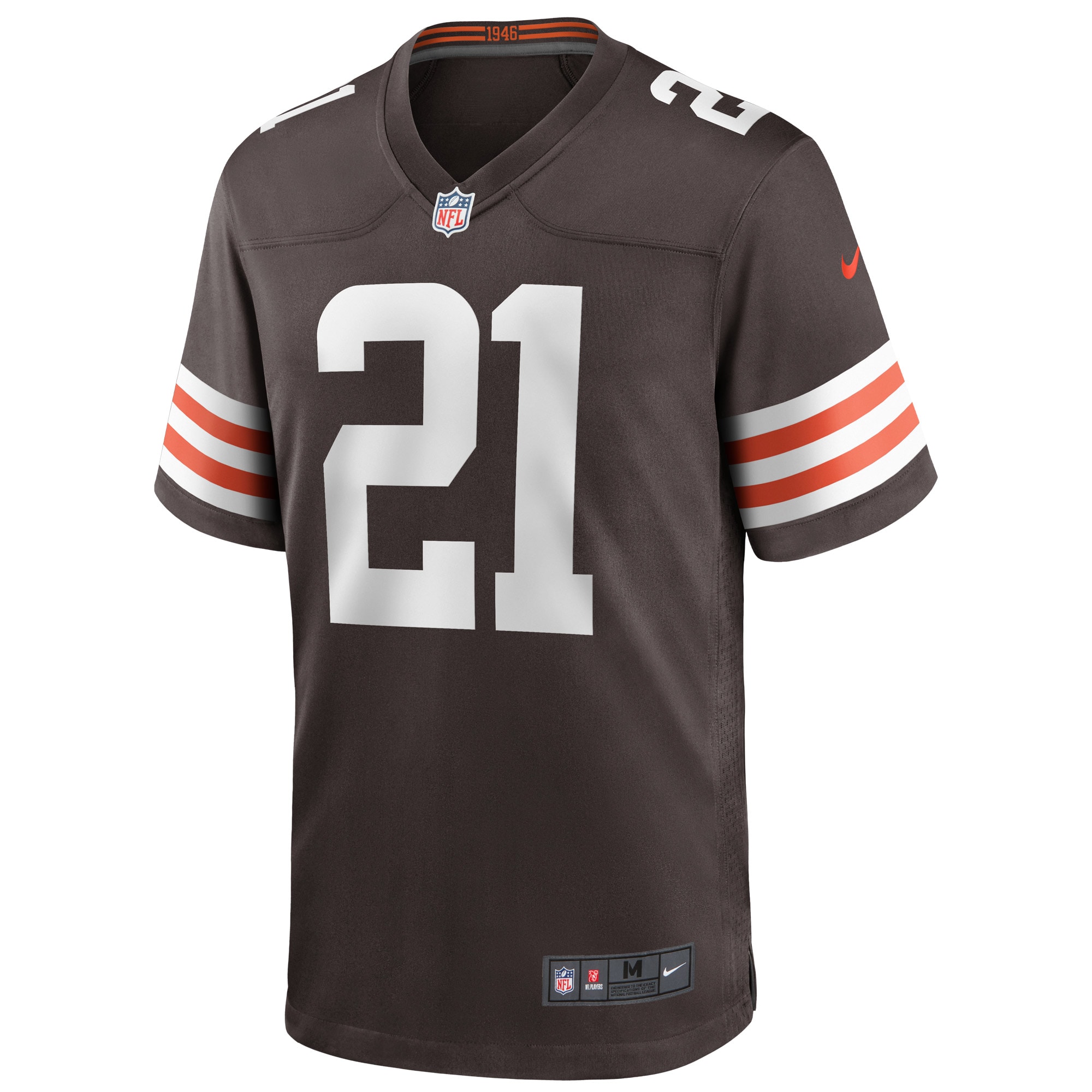 Denzel Ward Cleveland Browns Player Game Jersey – Brown