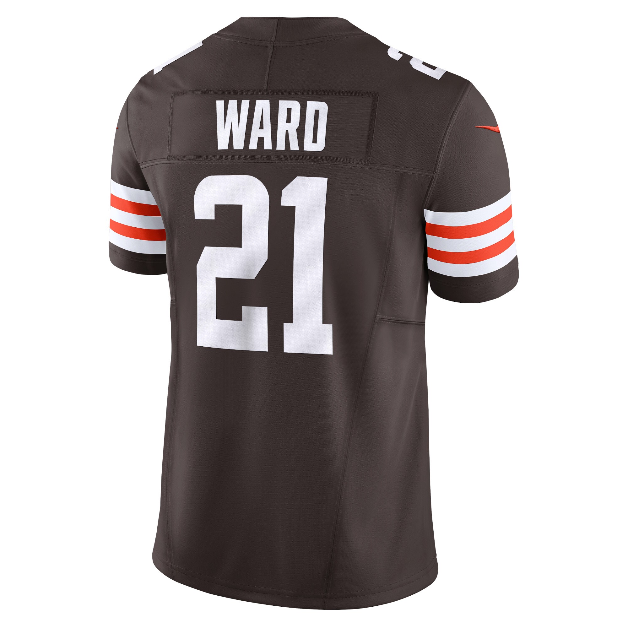 Denzel Ward Cleveland Browns Vapor F.U.S.E. Limited Jersey – Brown