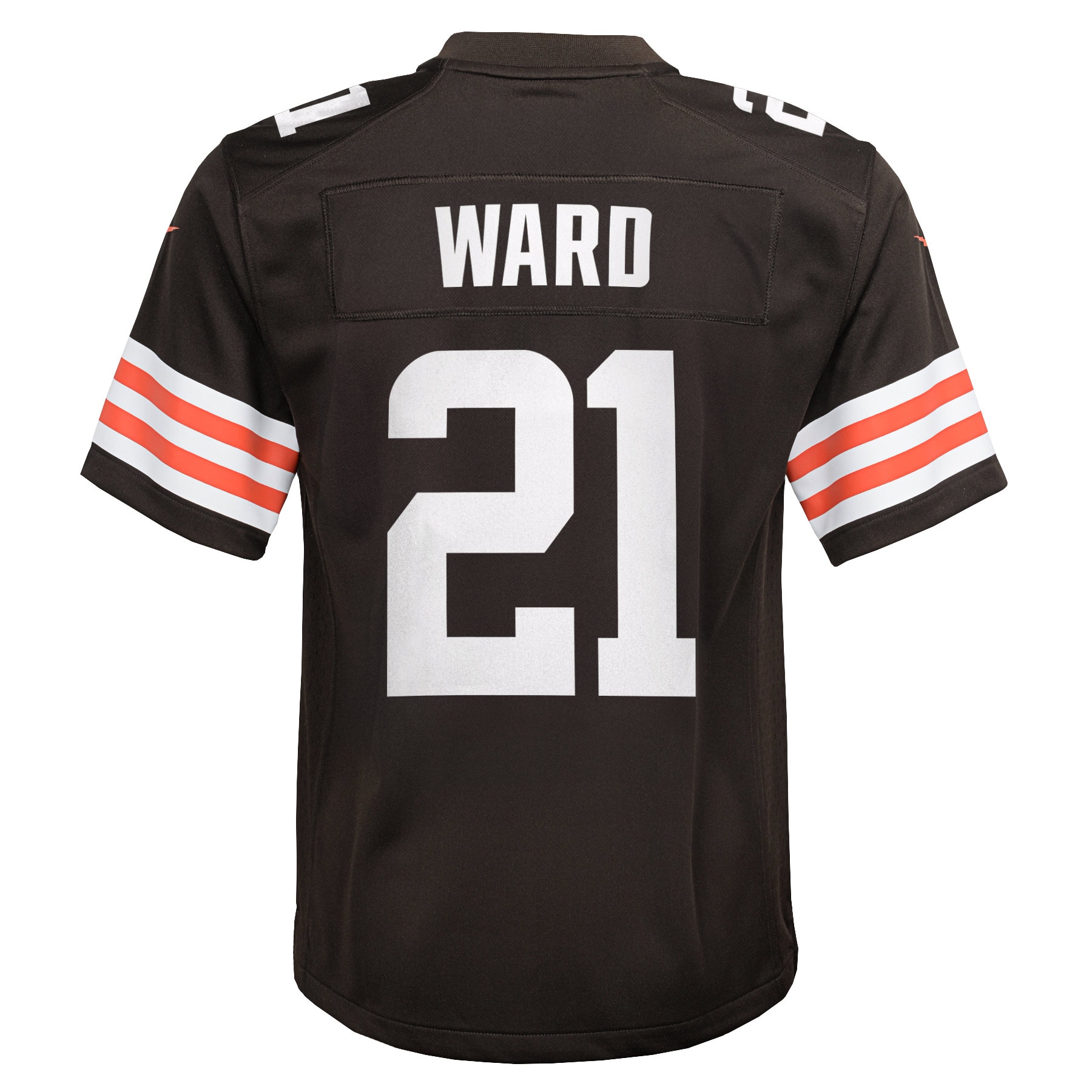 Denzel Ward Cleveland Browns Youth Game Jersey – Brown