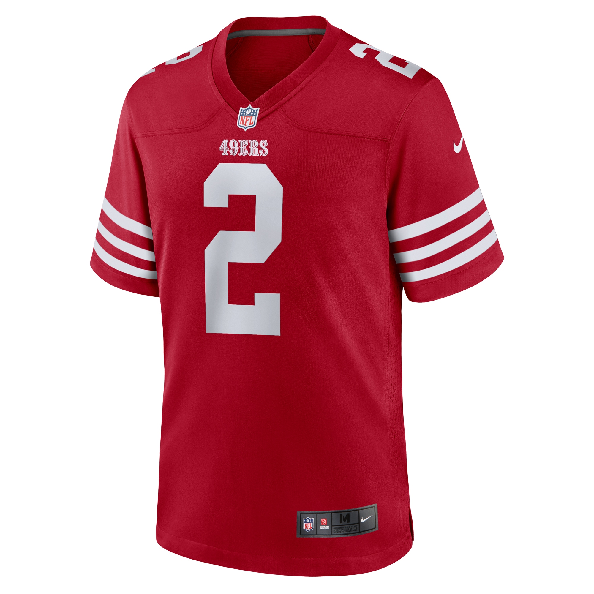 Deommodore Lenoir San Francisco 49ers Game Jersey – Scarlet