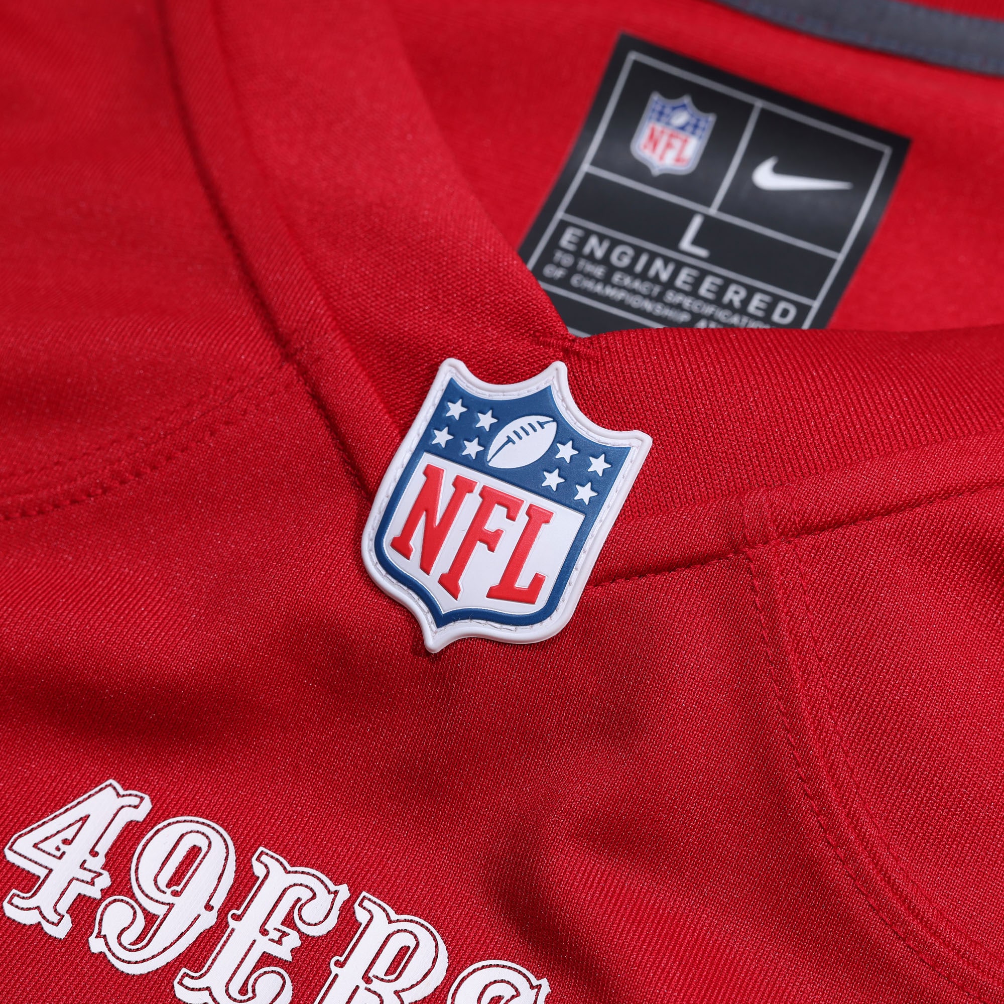 Deommodore Lenoir San Francisco 49ers Game Jersey – Scarlet