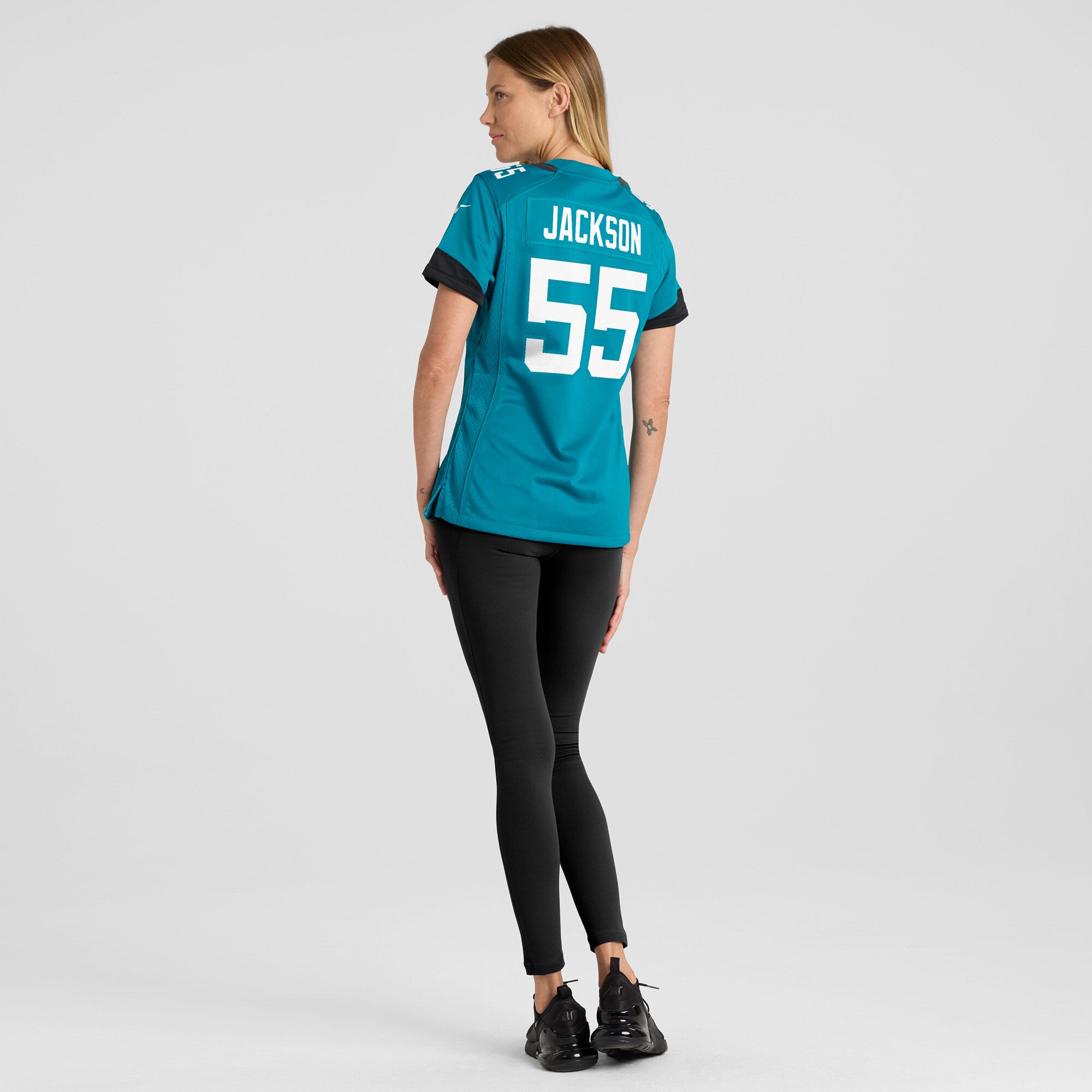 Dequan Jackson Jacksonville Jaguars Women’s Game Jersey – Teal