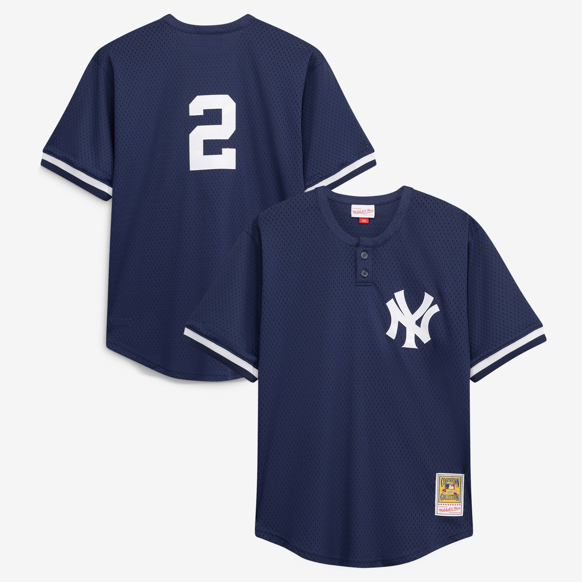 Derek Jeter New York Yankees Big & Tall Batting Practice Player Jersey - Navy