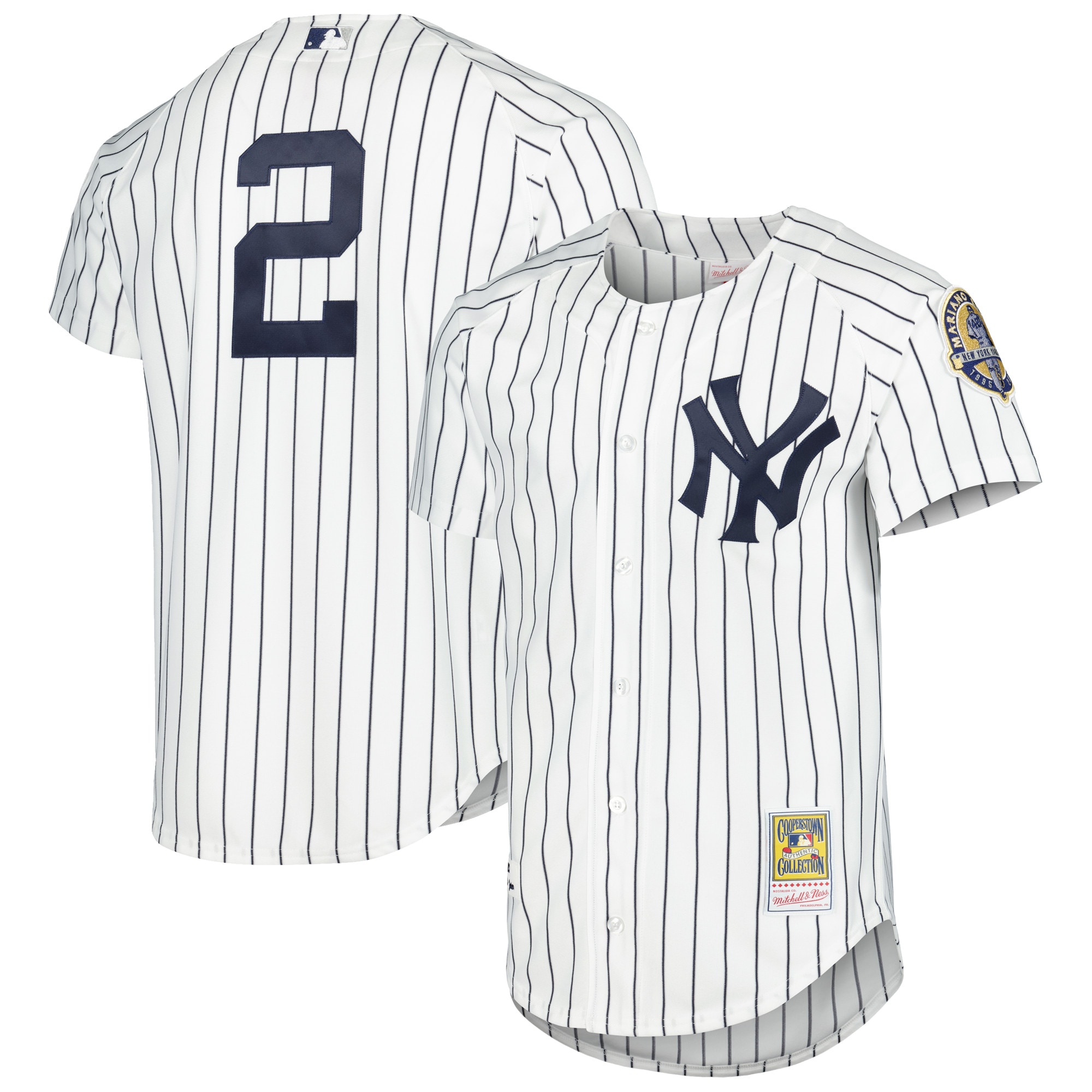 Derek Jeter New York Yankees Cooperstown Collection Jersey - White