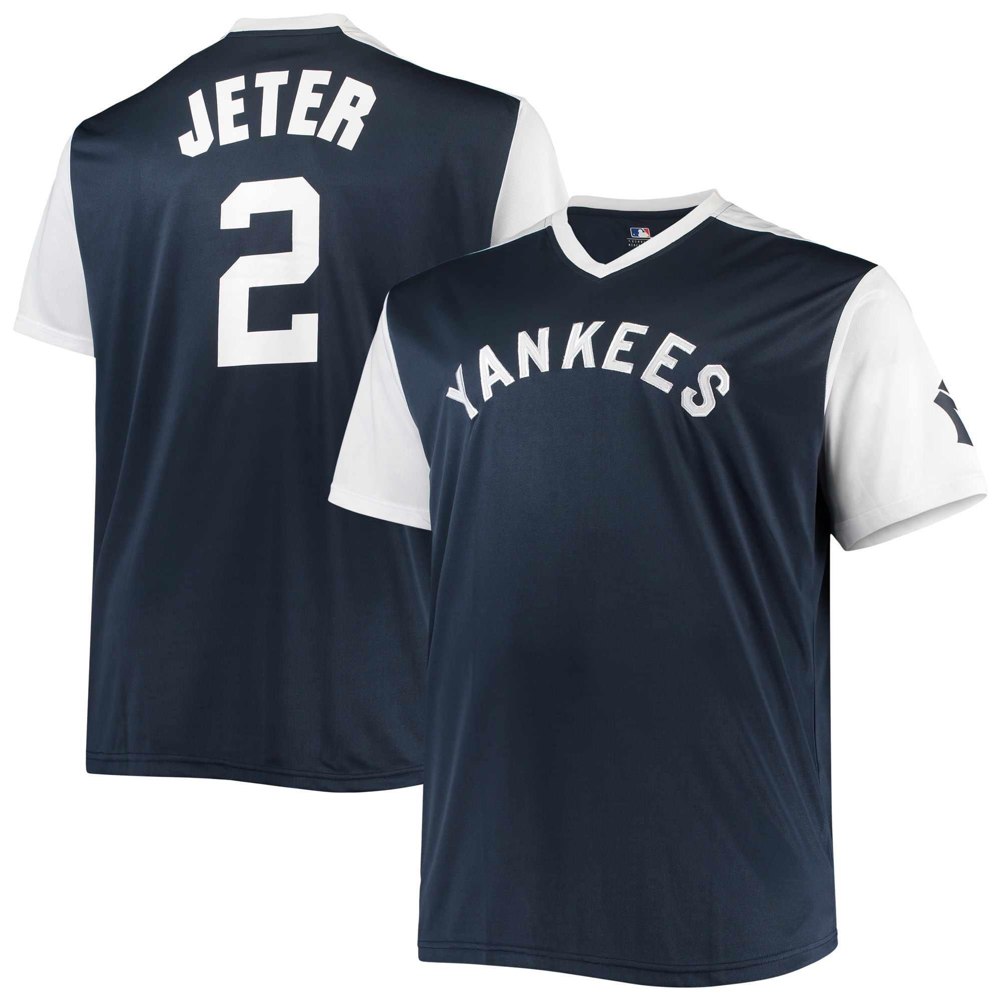 Derek Jeter New York Yankees Cooperstown Collection Player Jersey - Navy/White