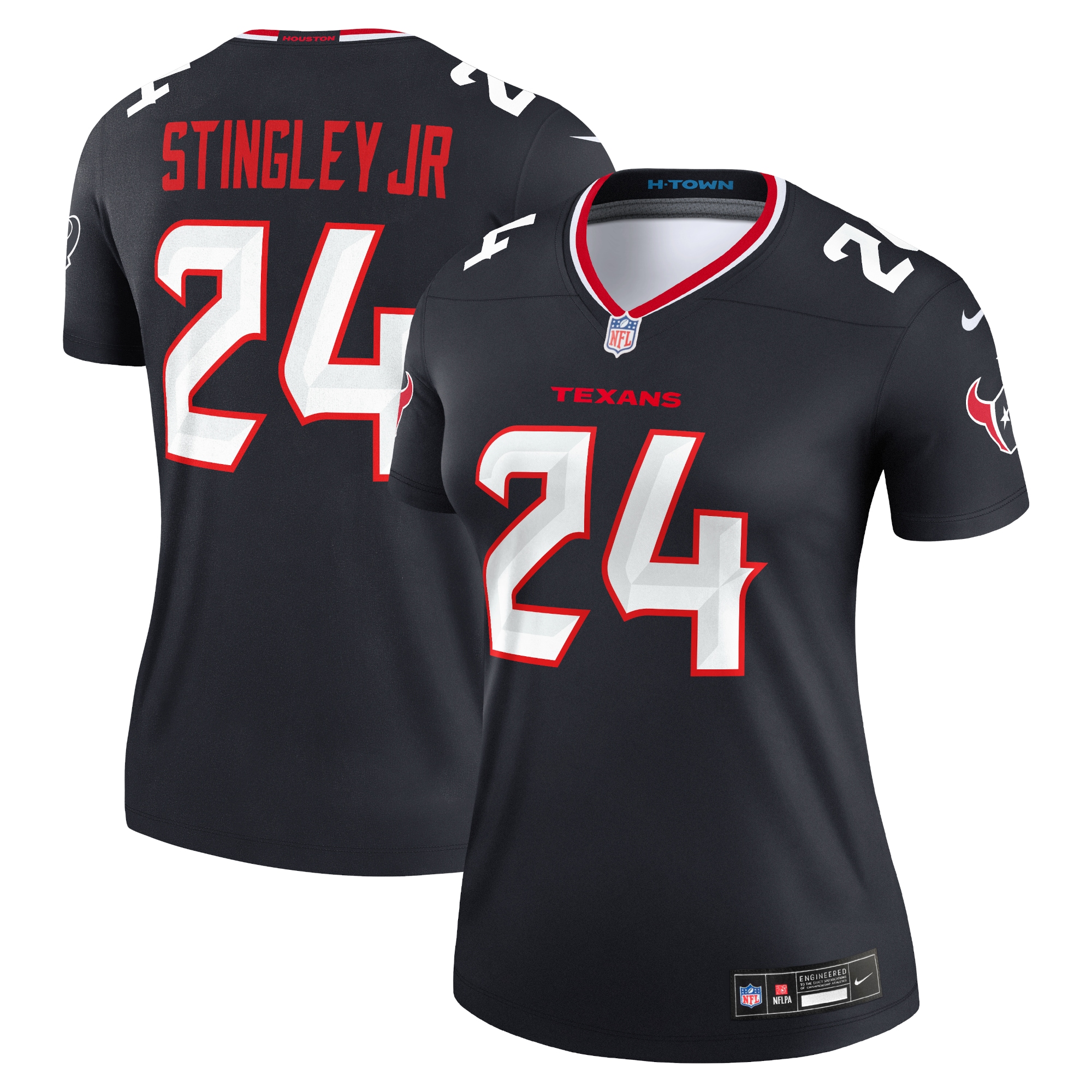 Derek Stingley Jr. Houston Texans Women's Legend Player Performance Top - Navy