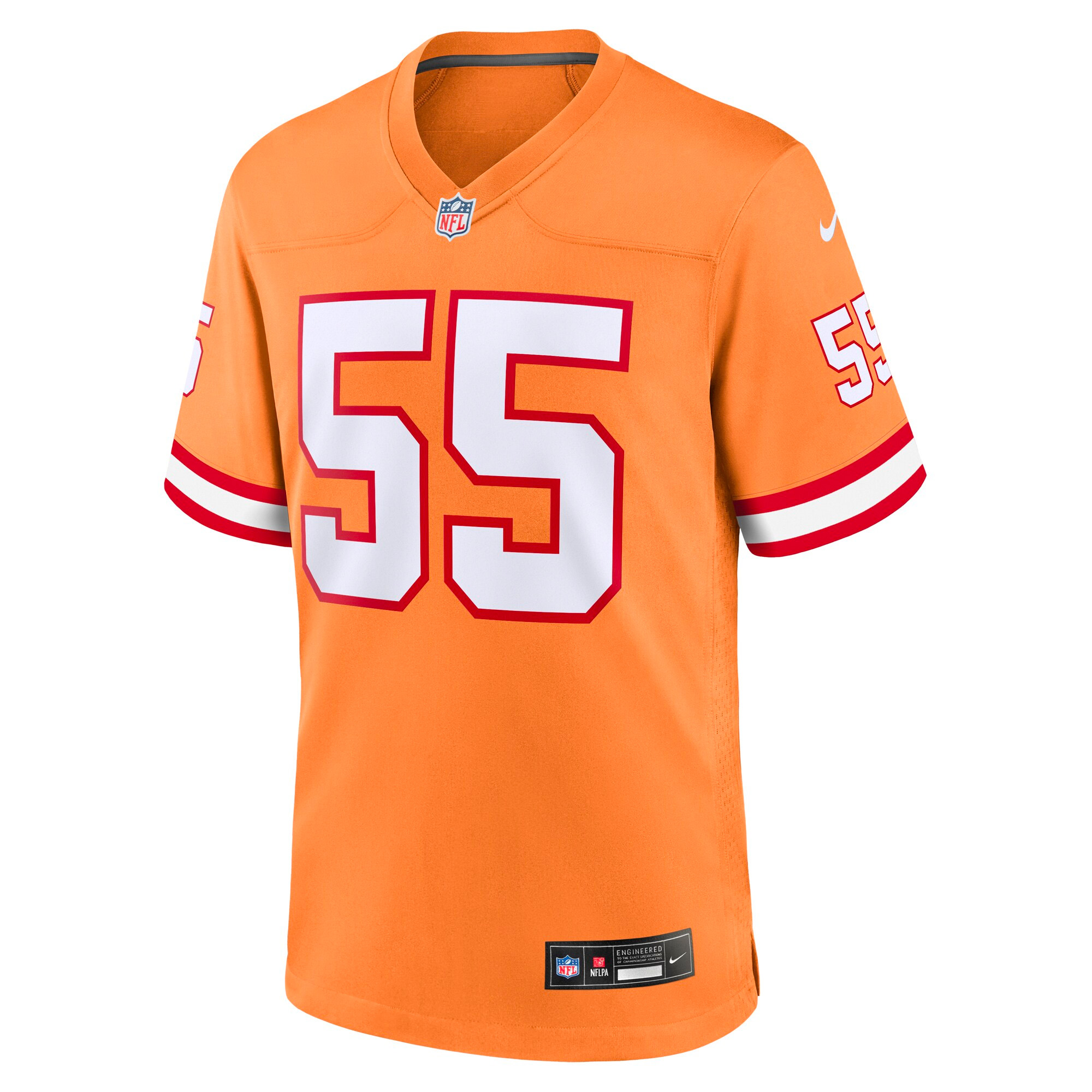 Derrick Brooks Tampa Bay Buccaneers Youth Retired Player Game Jersey – Orange