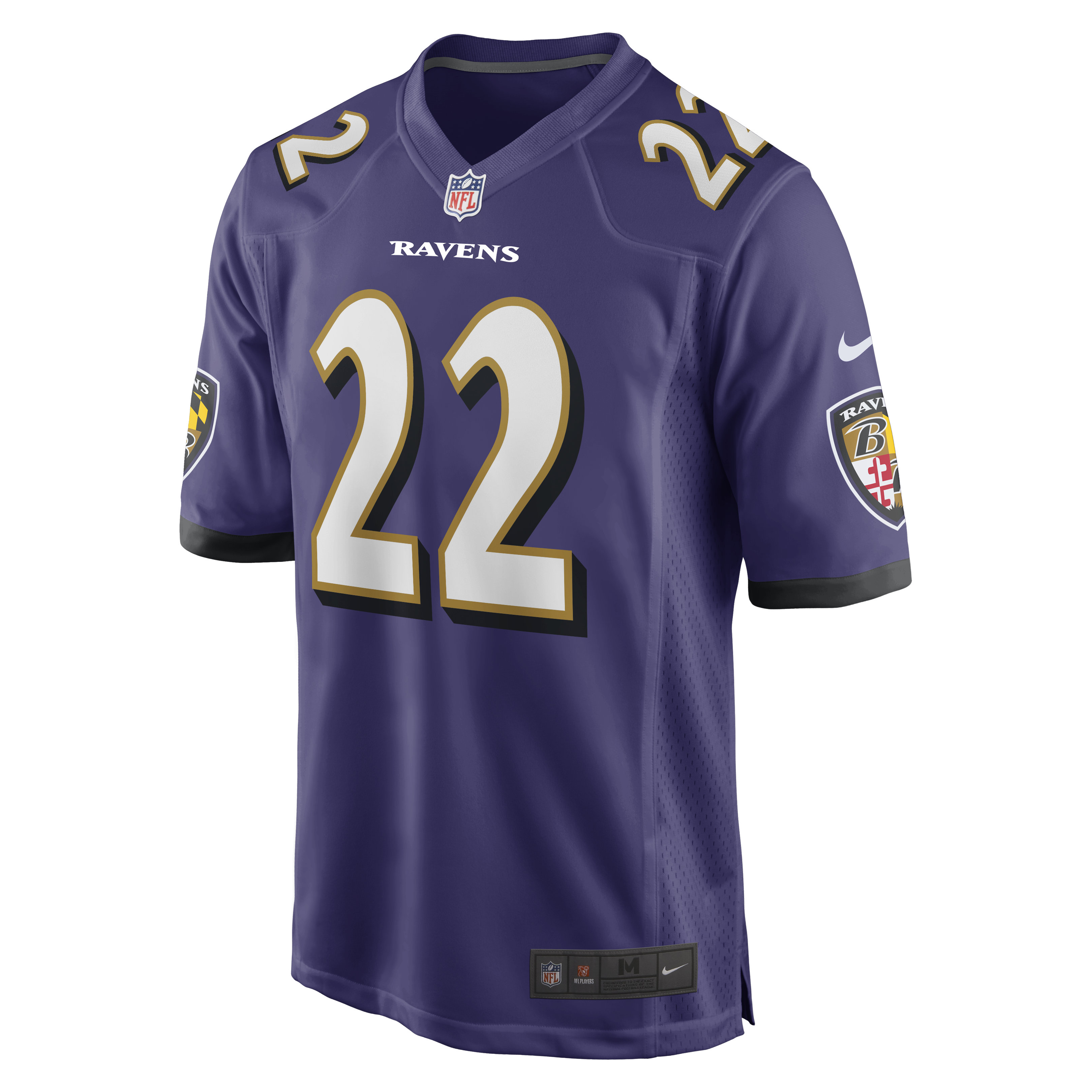 Derrick Henry Baltimore Ravens Game Player Jersey – Purple