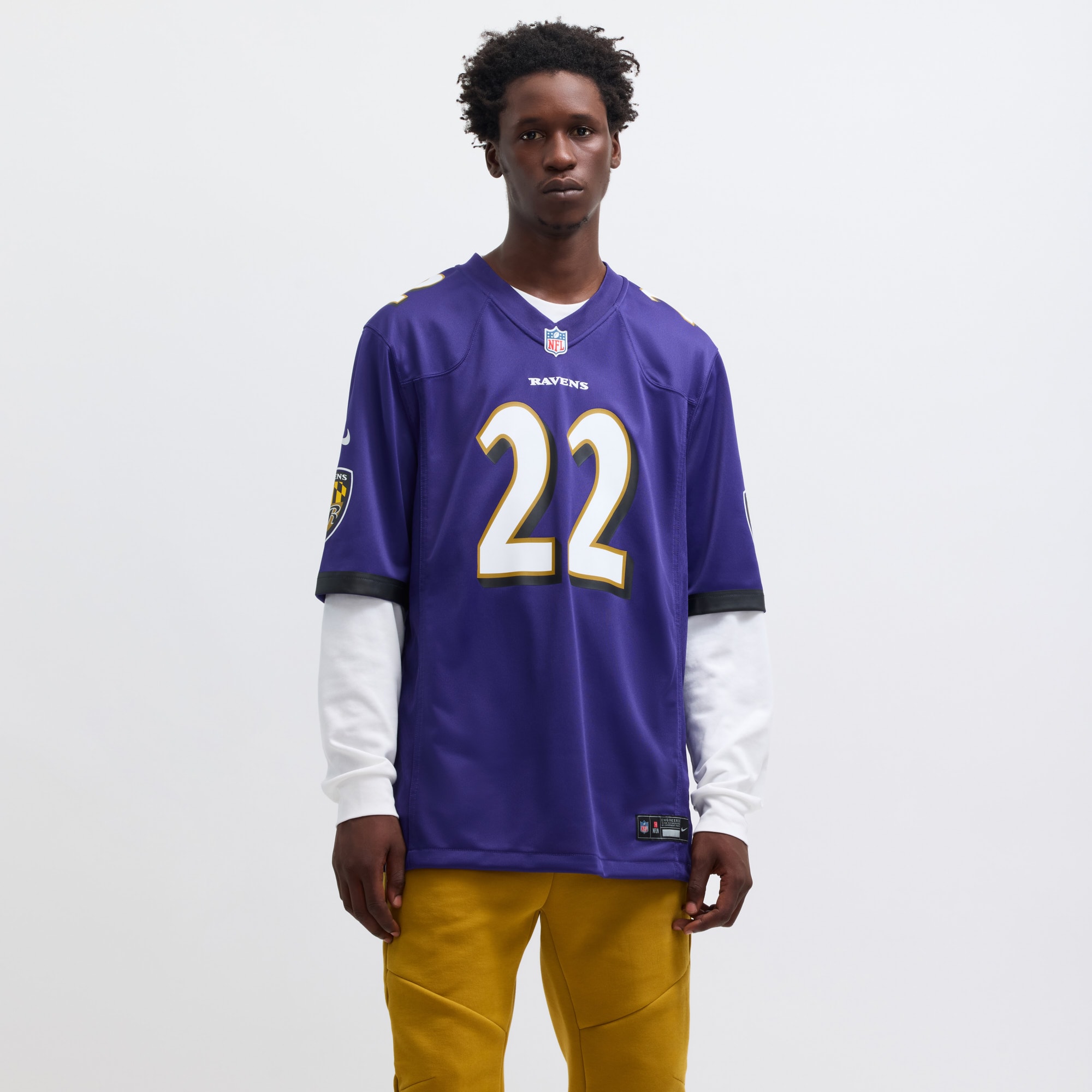 Derrick Henry Baltimore Ravens Game Player Jersey – Purple