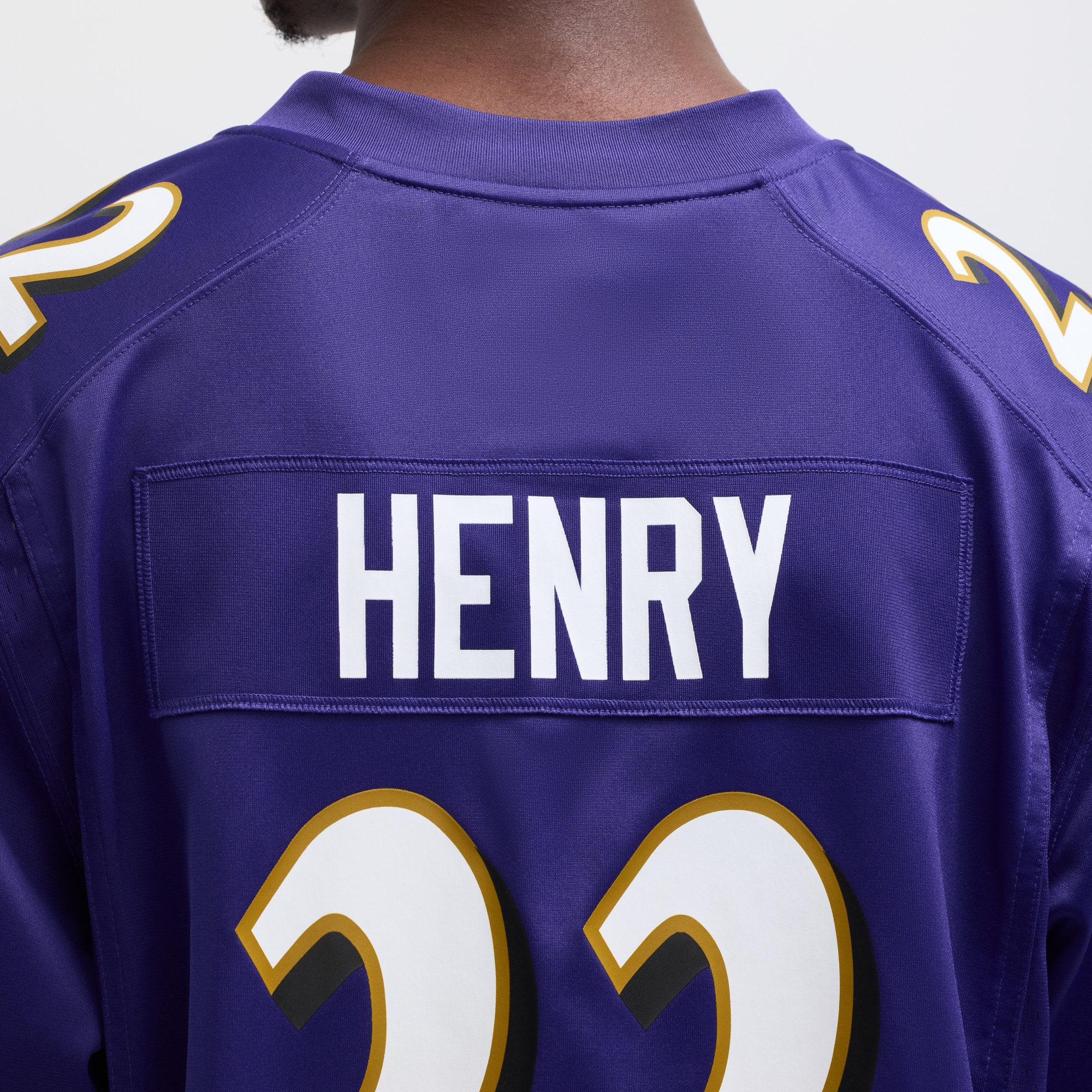 Derrick Henry Baltimore Ravens Game Player Jersey – Purple