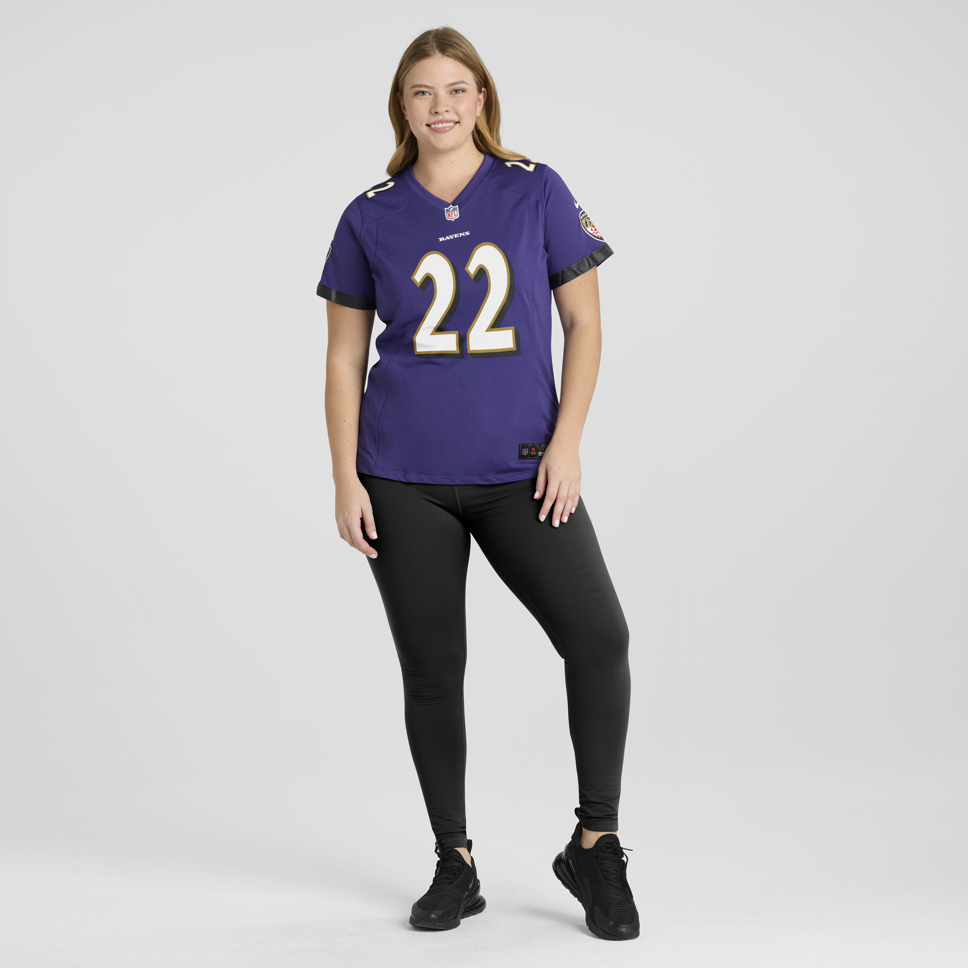 Derrick Henry Baltimore Ravens Women’s Game Player Jersey – Purple