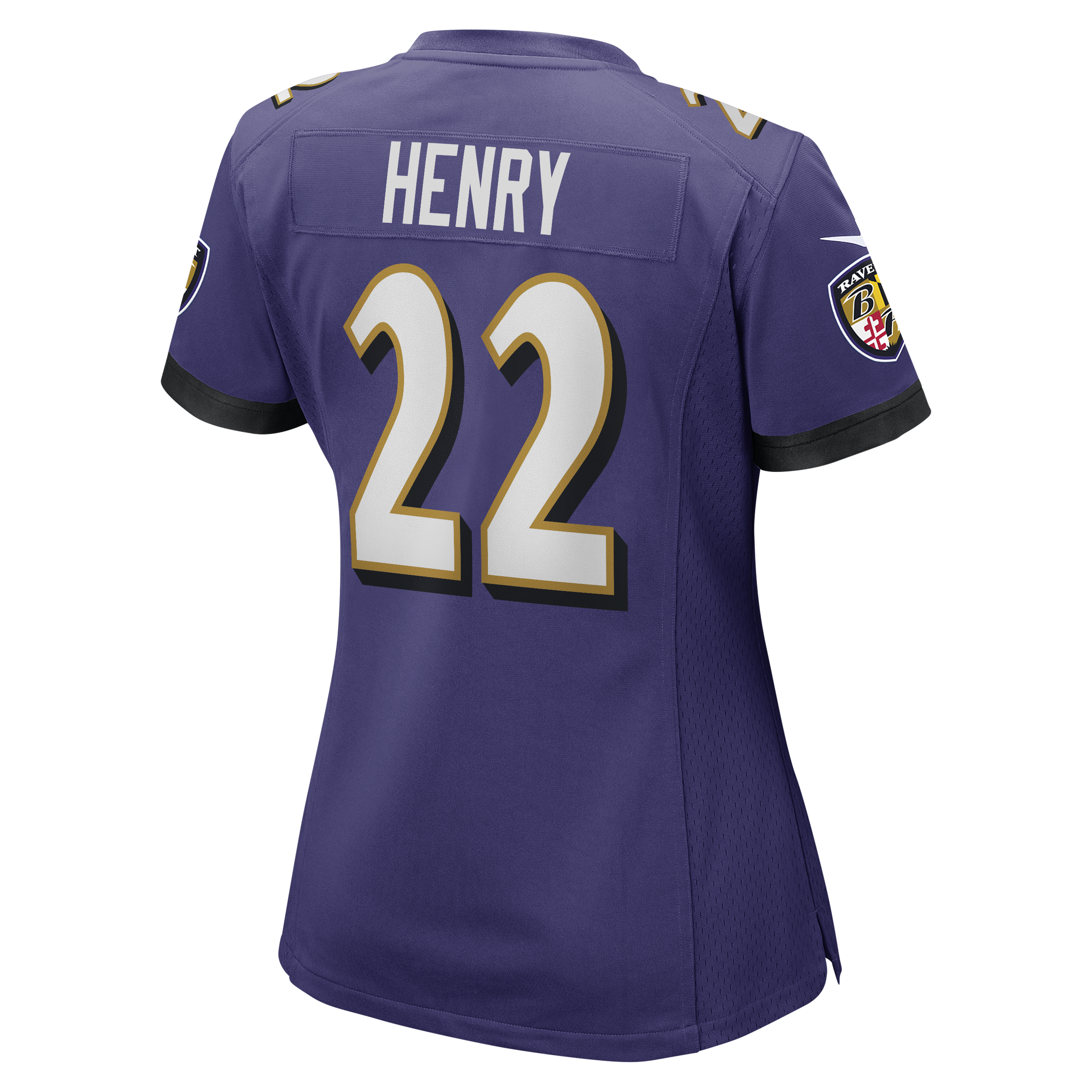 Derrick Henry Baltimore Ravens Women’s Game Player Jersey – Purple