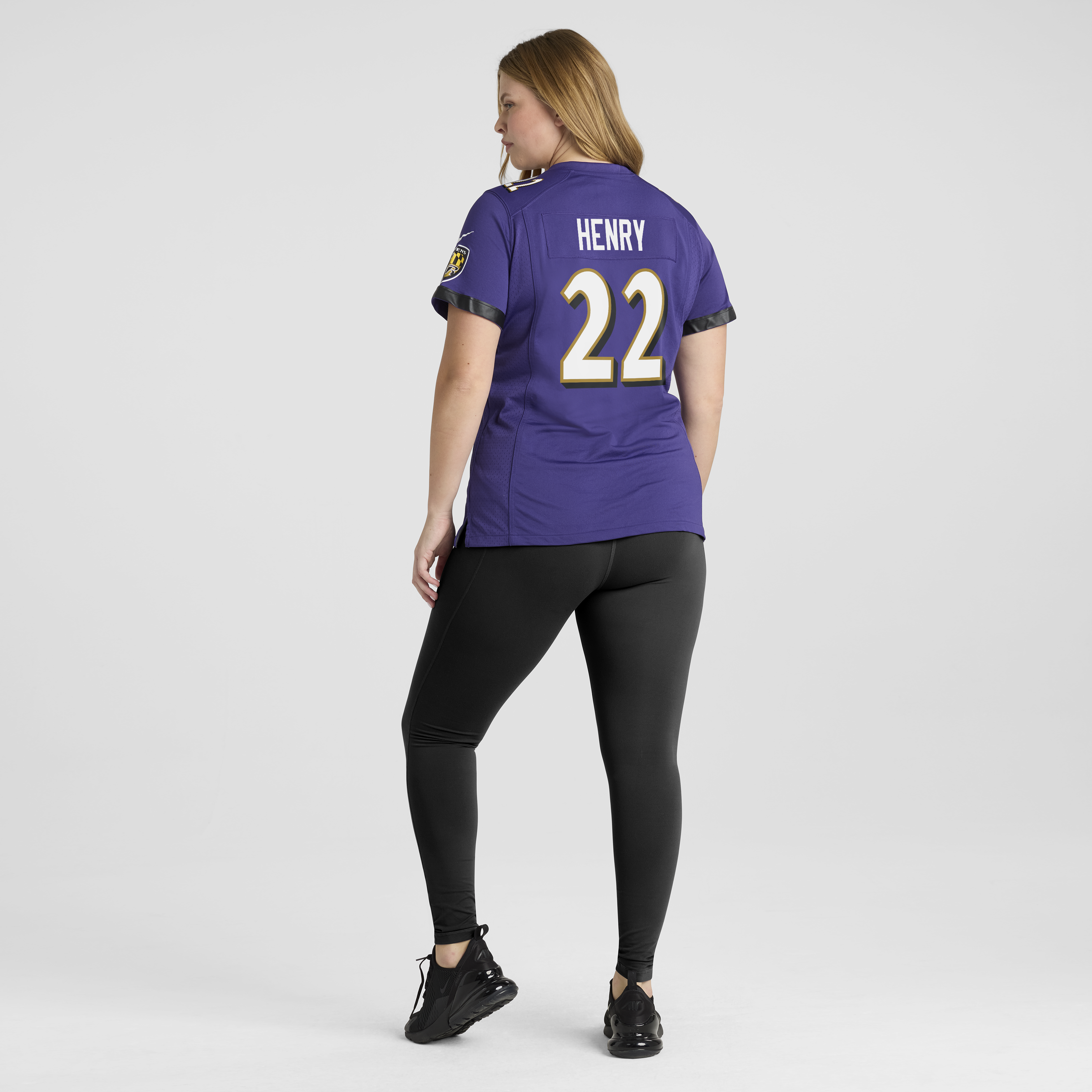 Derrick Henry Baltimore Ravens Women’s Game Player Jersey – Purple