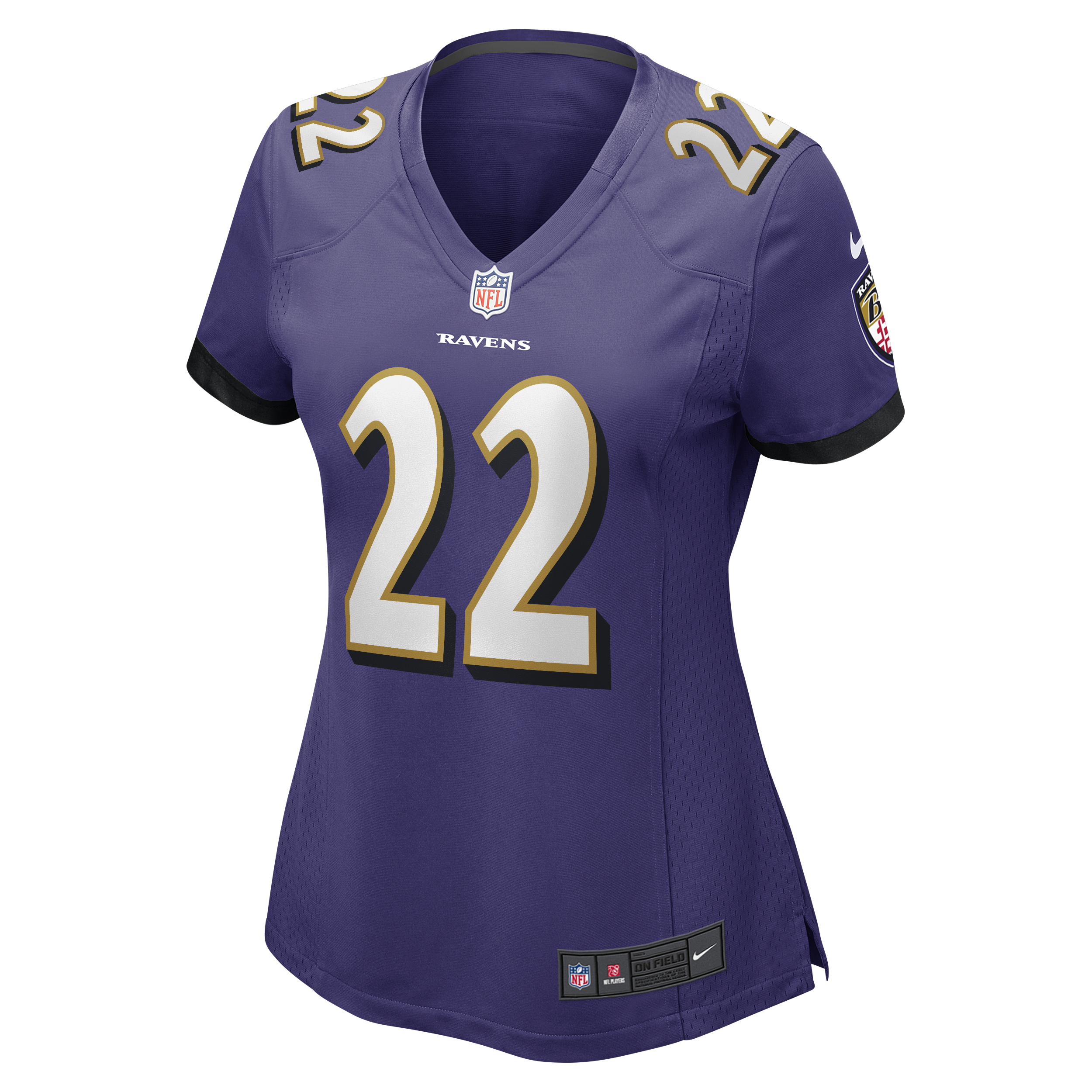 Derrick Henry Baltimore Ravens Women’s Game Player Jersey – Purple