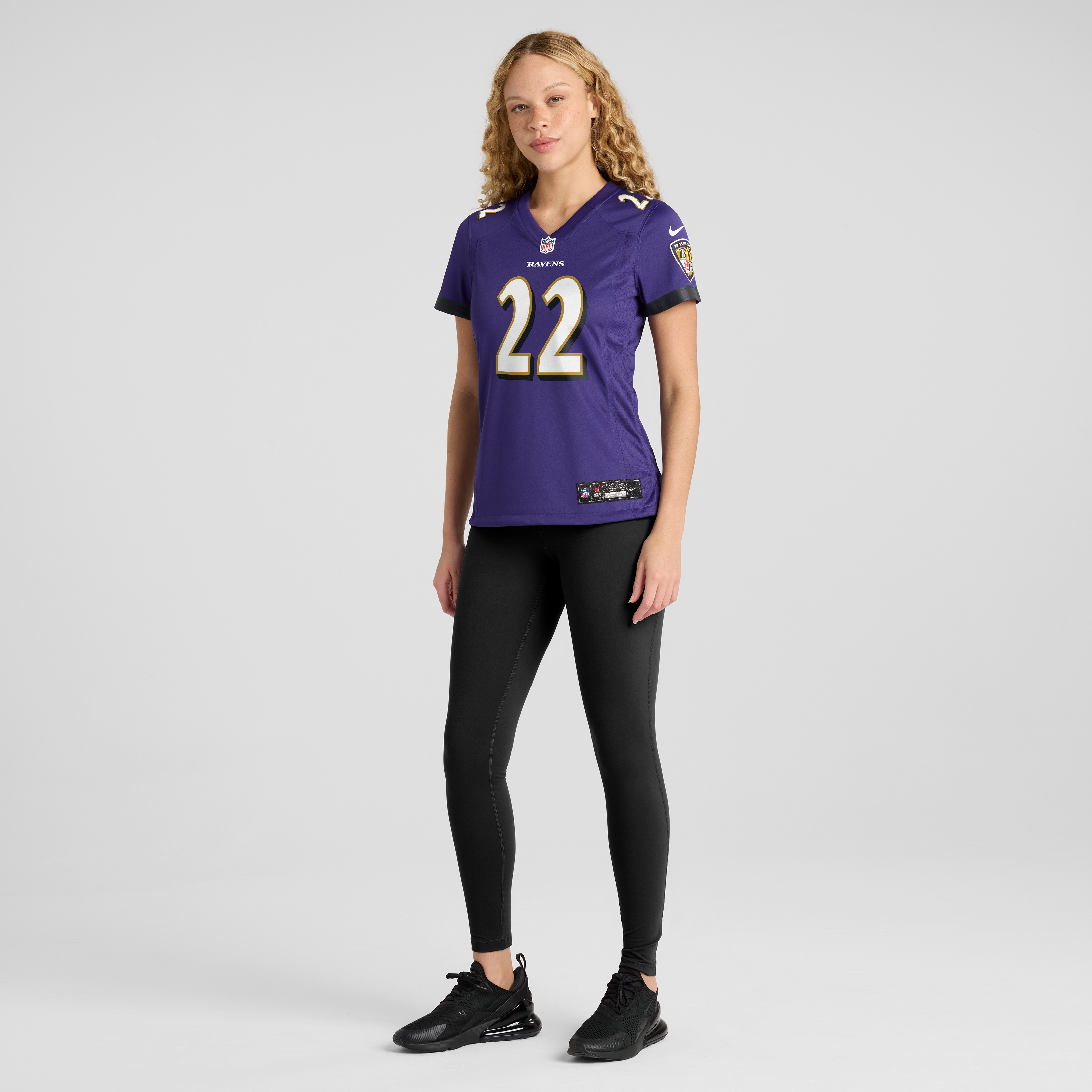Derrick Henry Baltimore Ravens Women’s Game Player Jersey – Purple