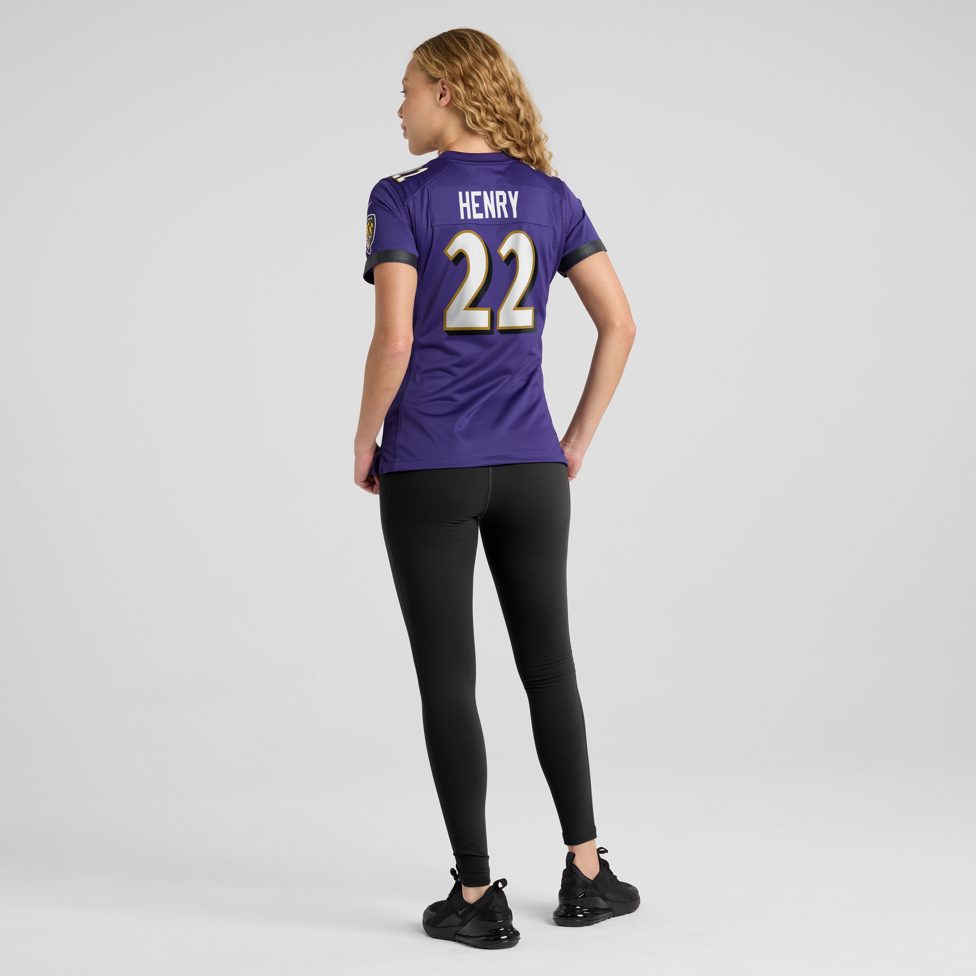 Derrick Henry Baltimore Ravens Women’s Game Player Jersey – Purple