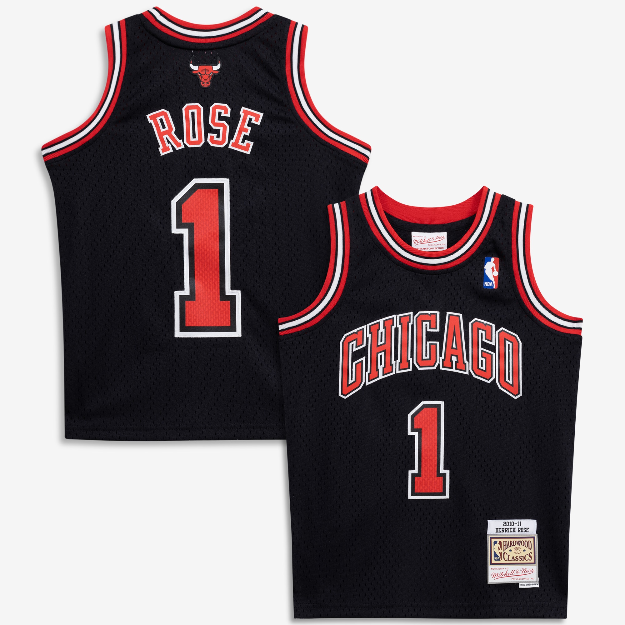 Derrick Rose Chicago Bulls Youth 2010/11 Hardwood Classics Swingman Jersey