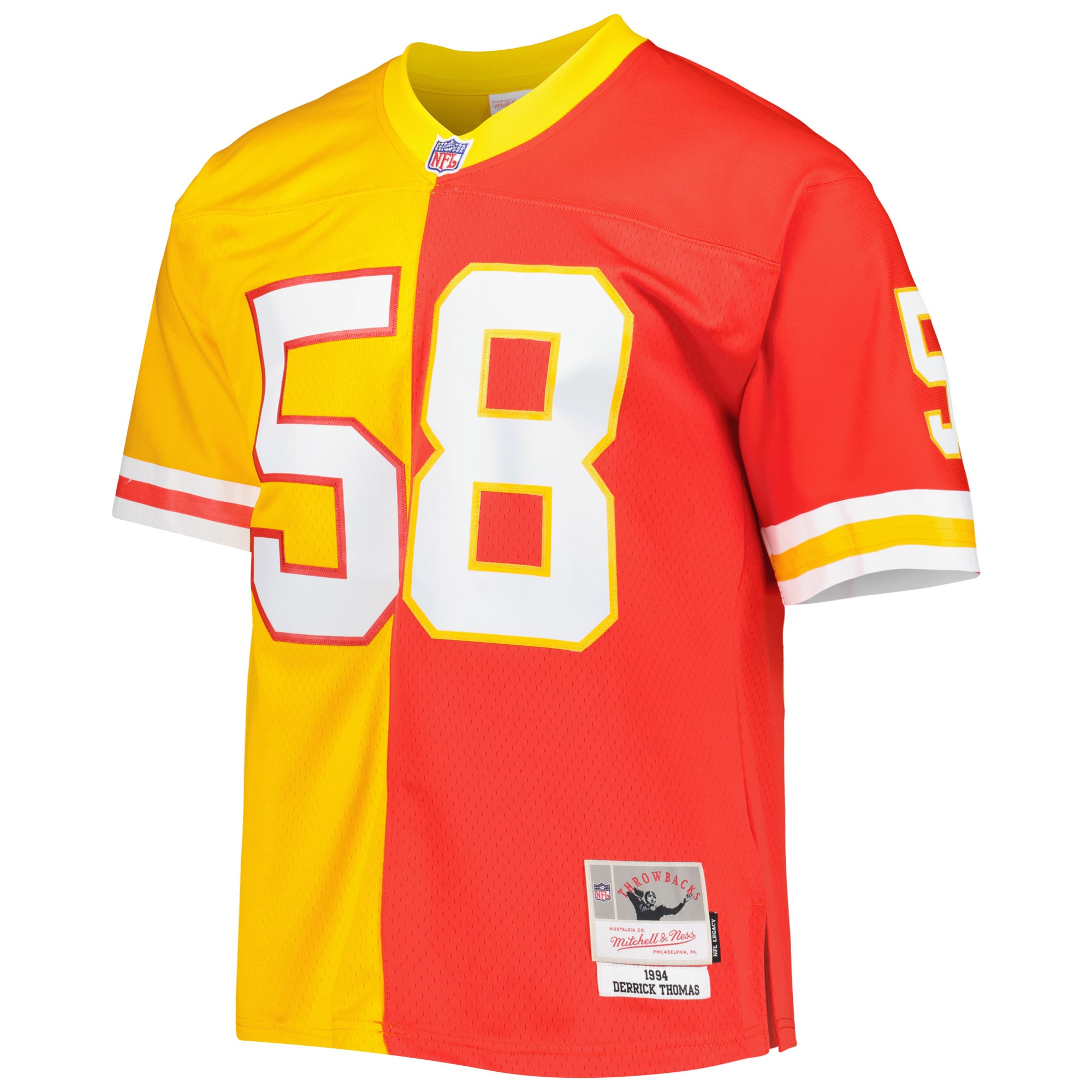 Derrick Thomas Kansas City Chiefs 1994 Split Legacy Jersey – Red/Gold