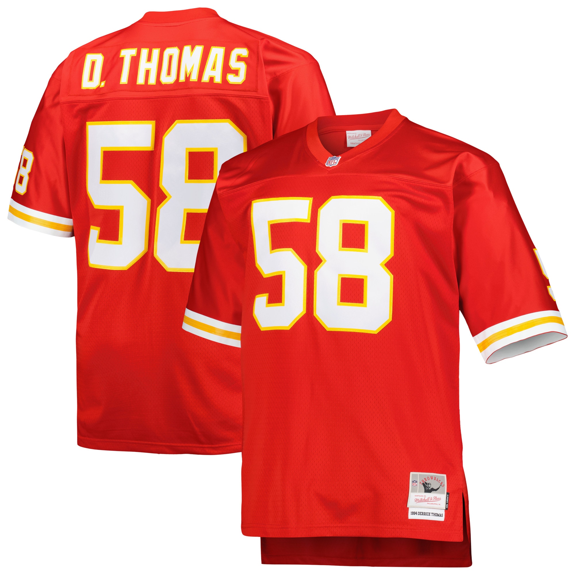 Derrick Thomas Kansas City Chiefs Big & Tall 1994 Retired Player Jersey - Red