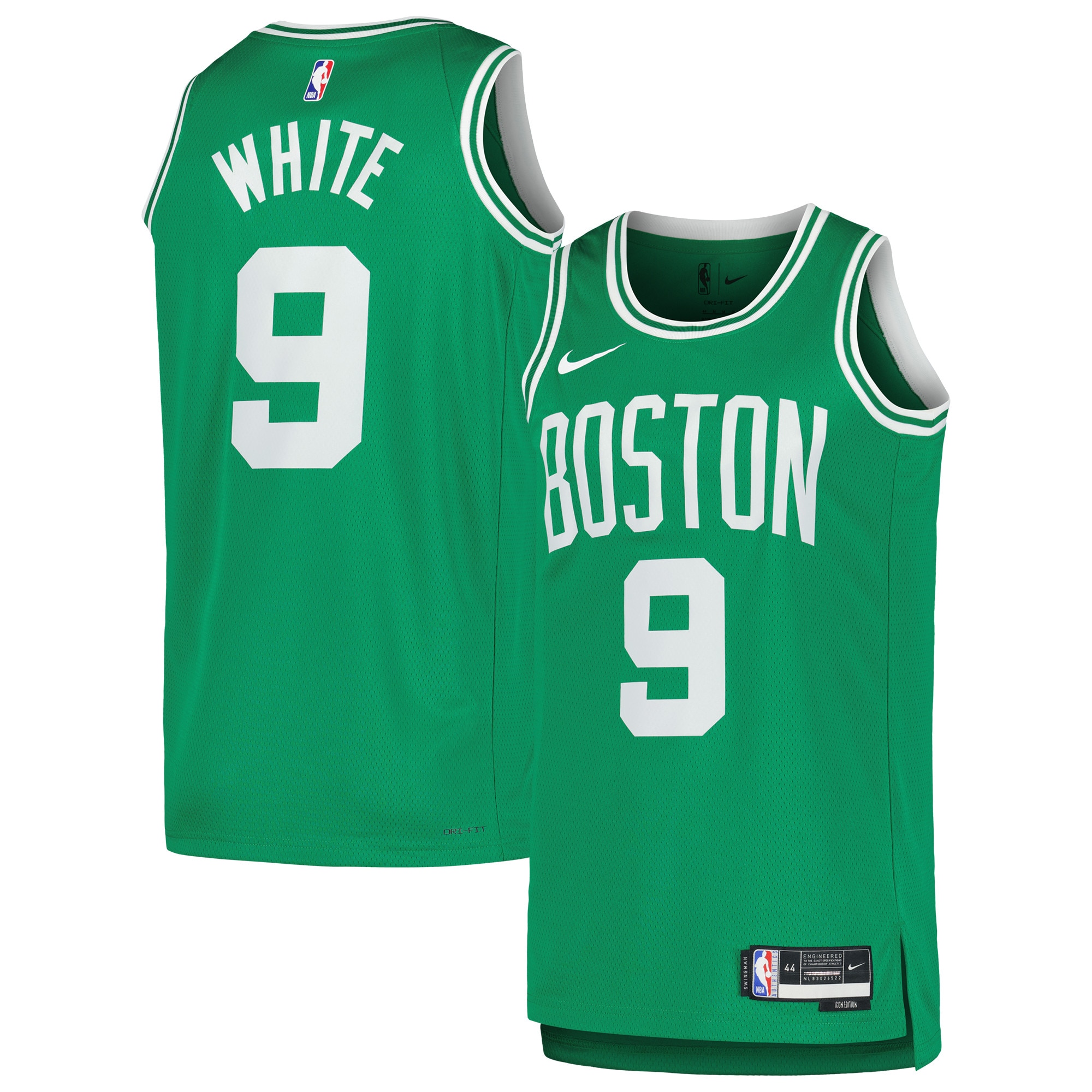 Derrick White Boston Celtics Unisex Swingman Jersey - Icon Edition - Kelly Green